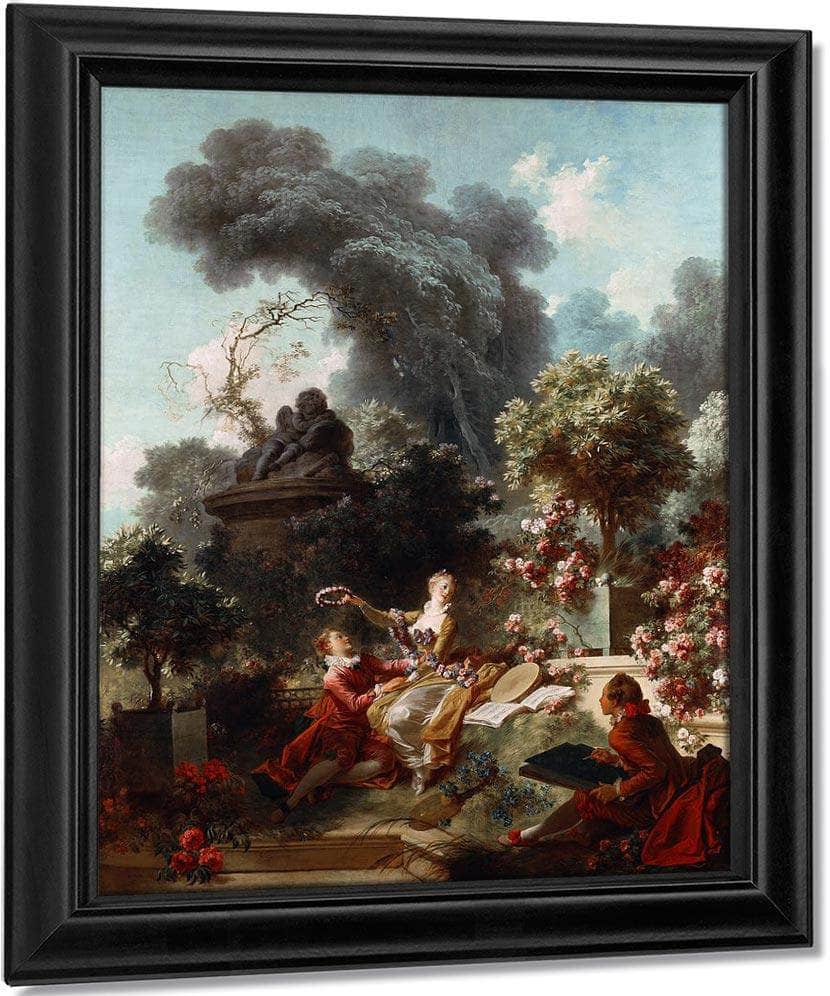 The Progress Of Love   The Lover Crowned 1771 72 Rococo 317 8X243 2Cm The Frick By Jean Honore Fragonard - Image 7
