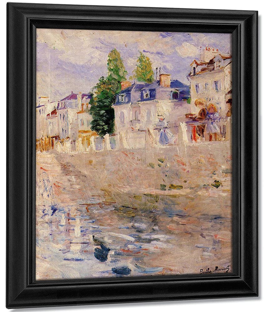 The Quay At Bougival 1883 Oil On Canvas 55X46Cm Nasjonalgalleriet Oslo By Berthe Morisot - Image 7