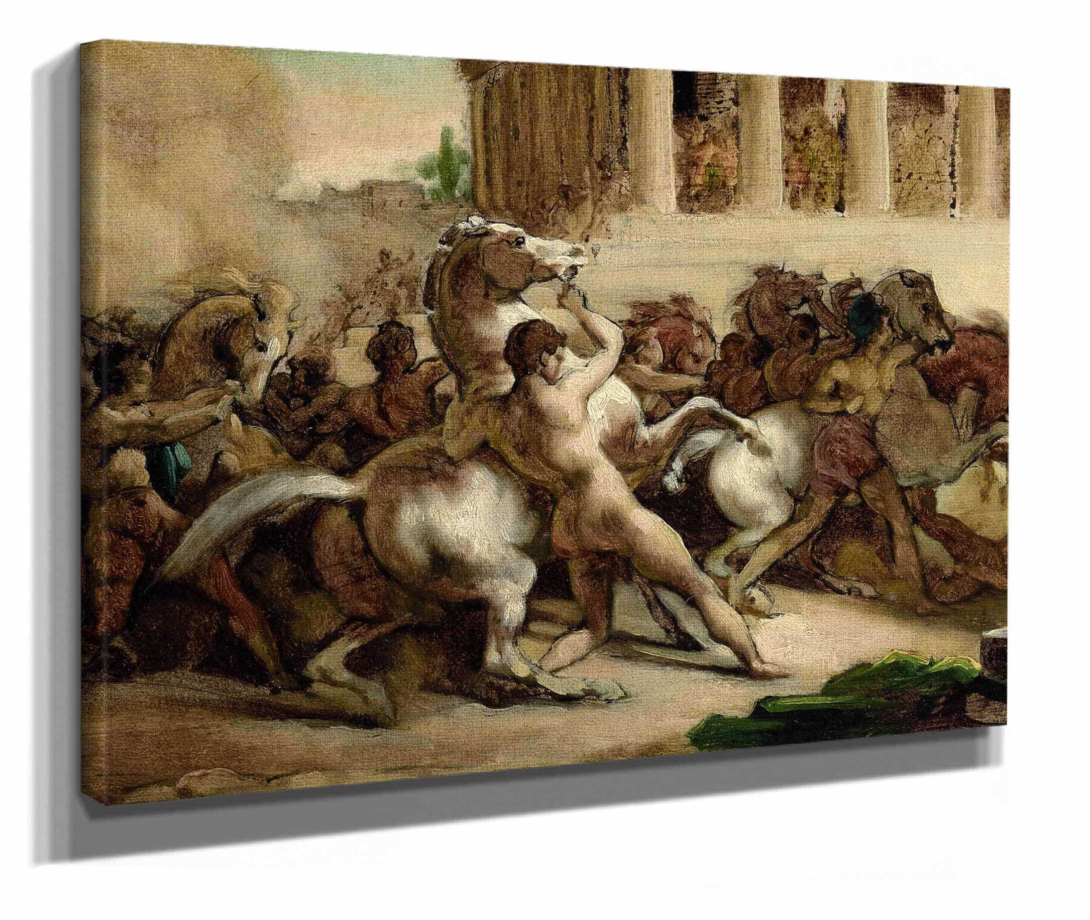 The Race Of The Riderless Horses by Theodore Gericault - Image 2