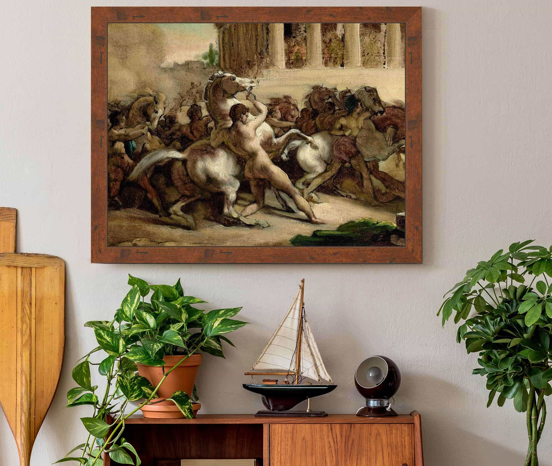 The Race Of The Riderless Horses by Theodore Gericault - Image 3