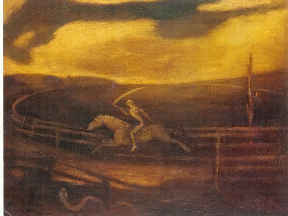 The Race Track (Death on a Pale Horse) by Albert Pinkham Ryder - Image 5