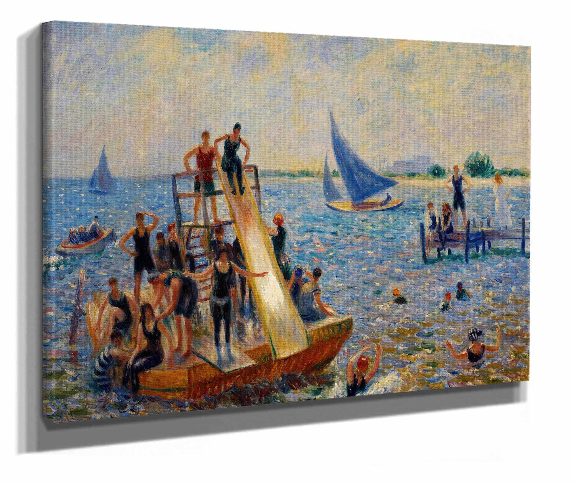 The Raft by William James Glackens - Image 2