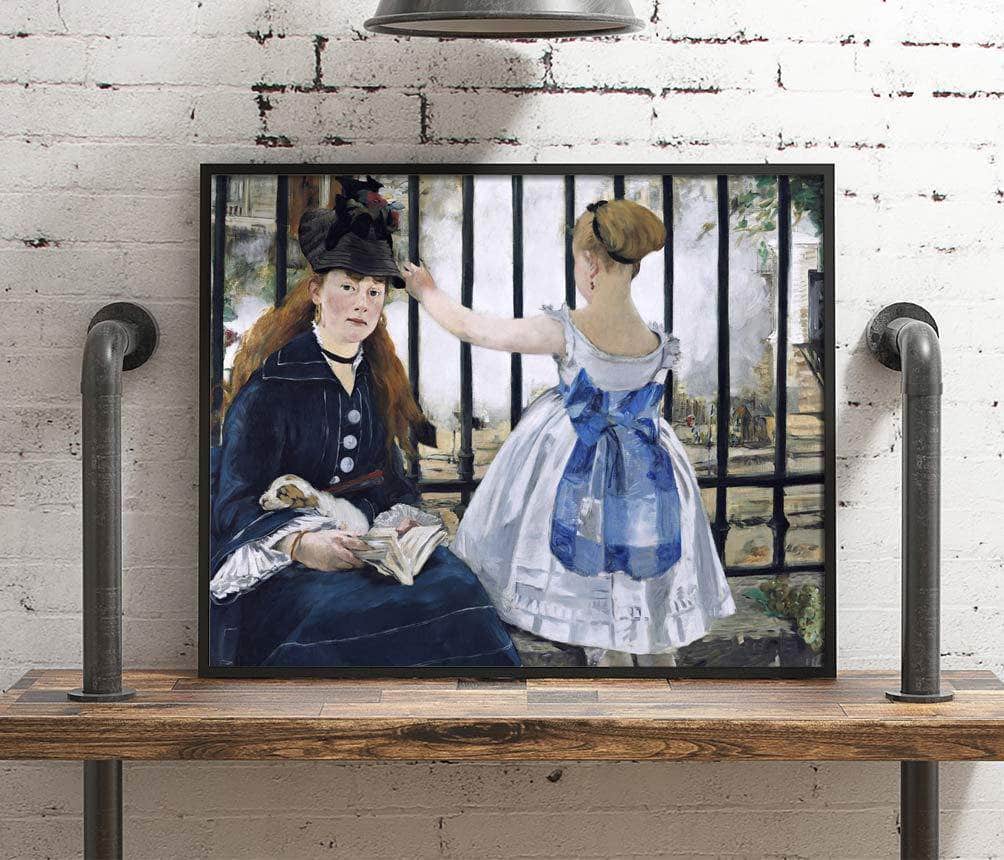 The Railway Painting Edouard Manet Canvas Art - Image 4