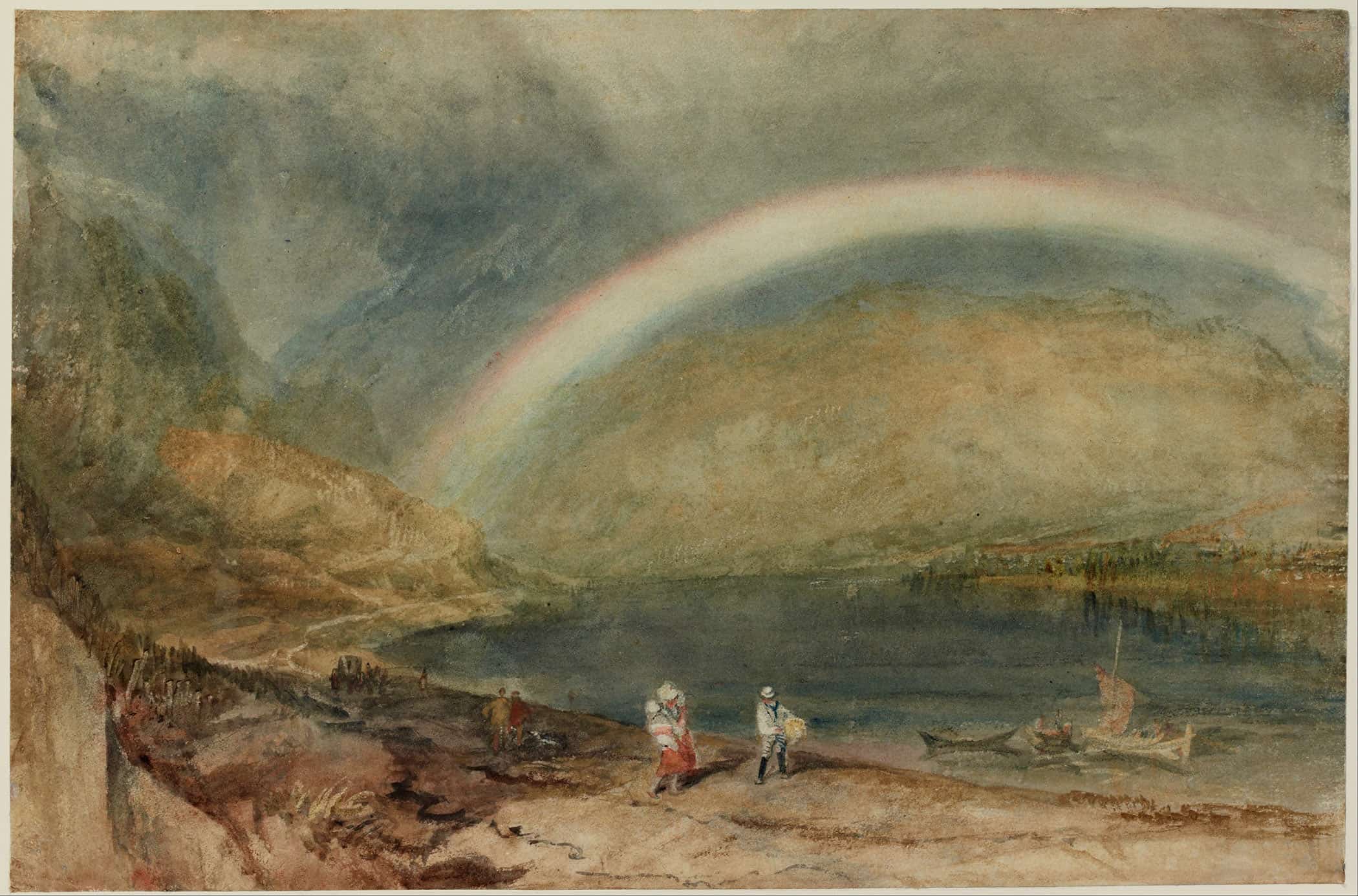 The Rainbow Osterspai And Filsen by Joseph Mallord William Turner - Image 2