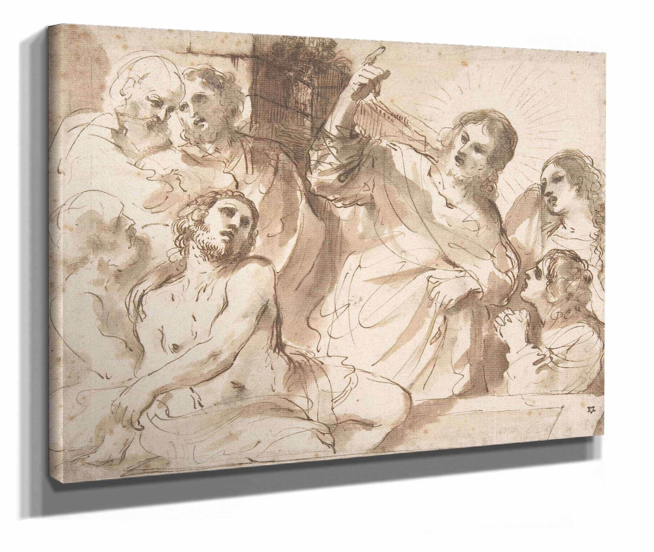 The Raising Of Lazarus by Guercino - Image 2