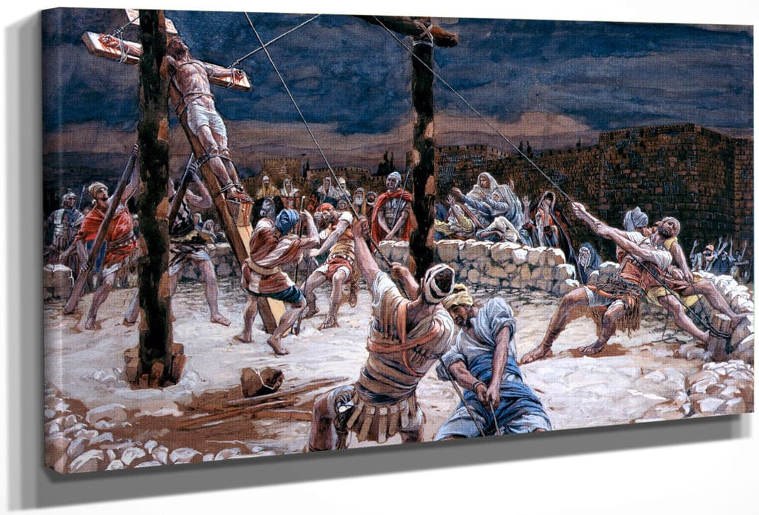 The Raising Of The Cross By James Tissot
