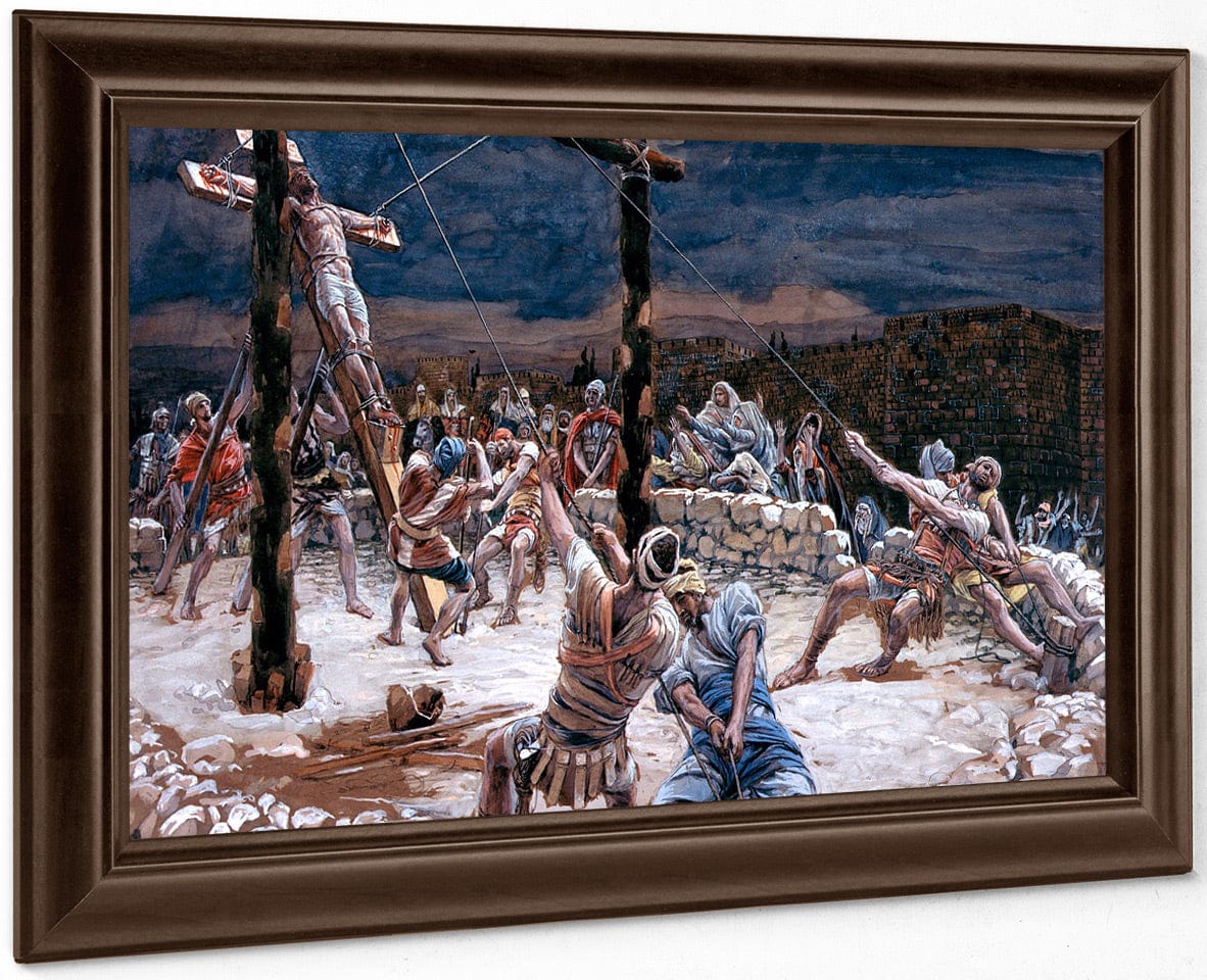 The Raising Of The Cross By James Tissot - Image 6
