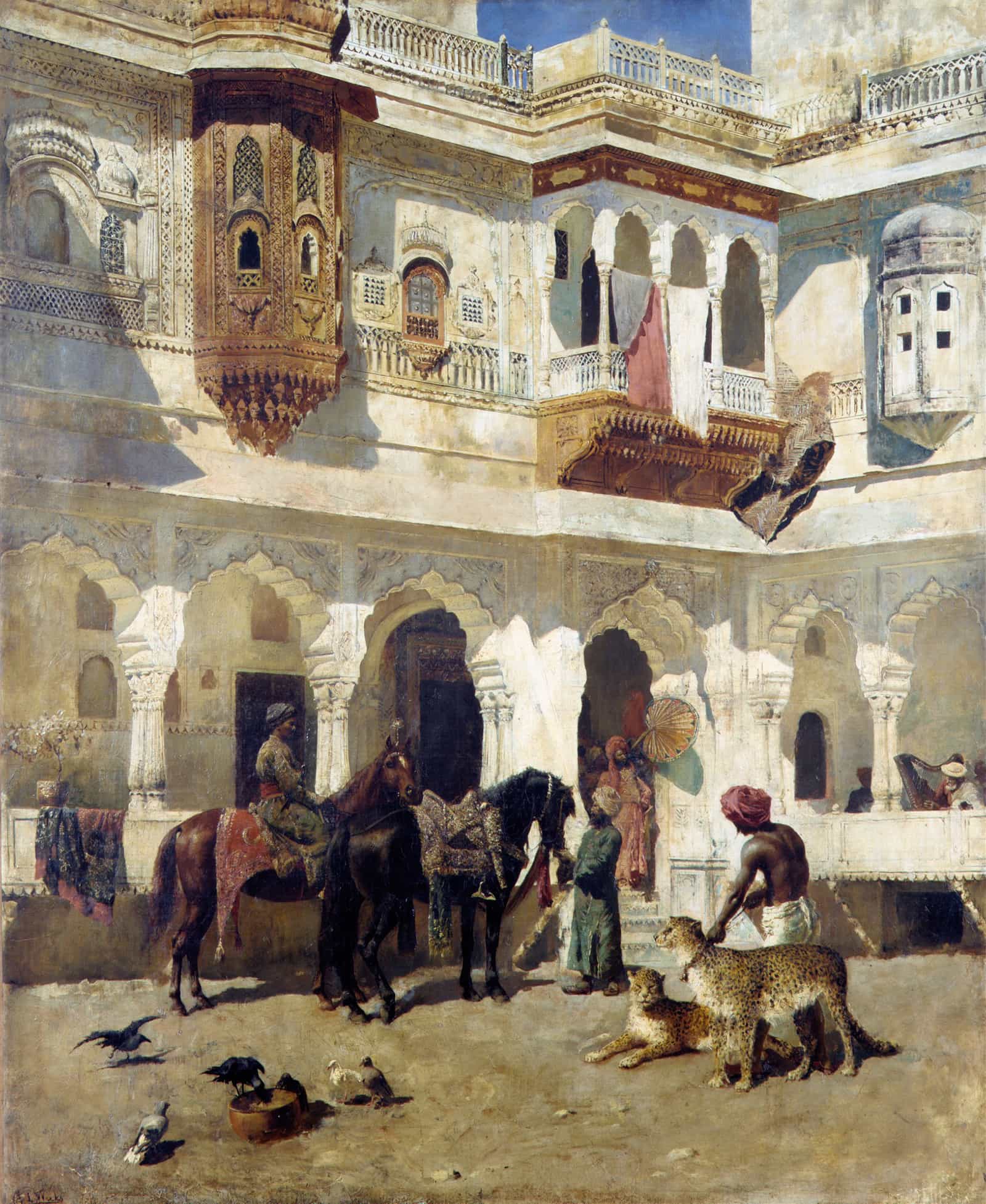 The Rajah Starting On A Hunt by Edwin Lord Weeks - Image 2