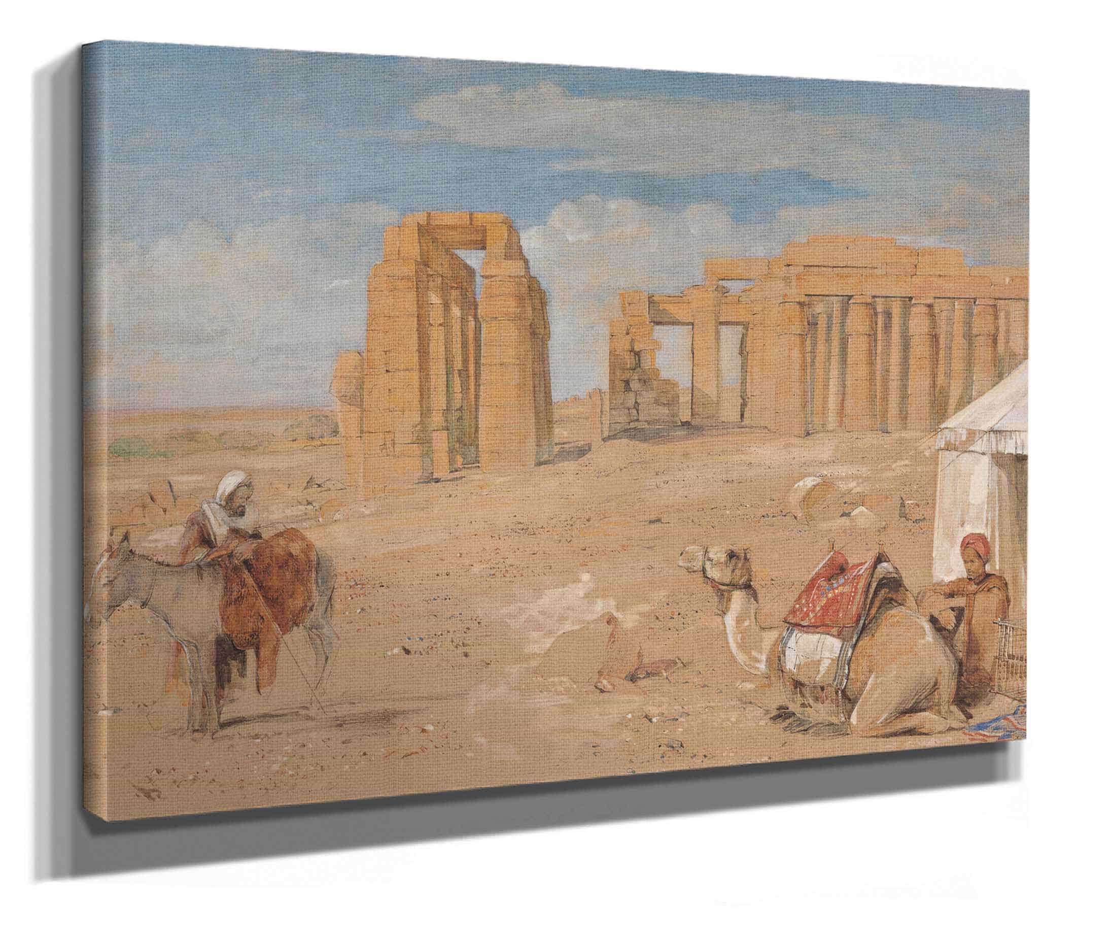 The Ramesseum At Thebes by John Frederick Lewis - Image 2
