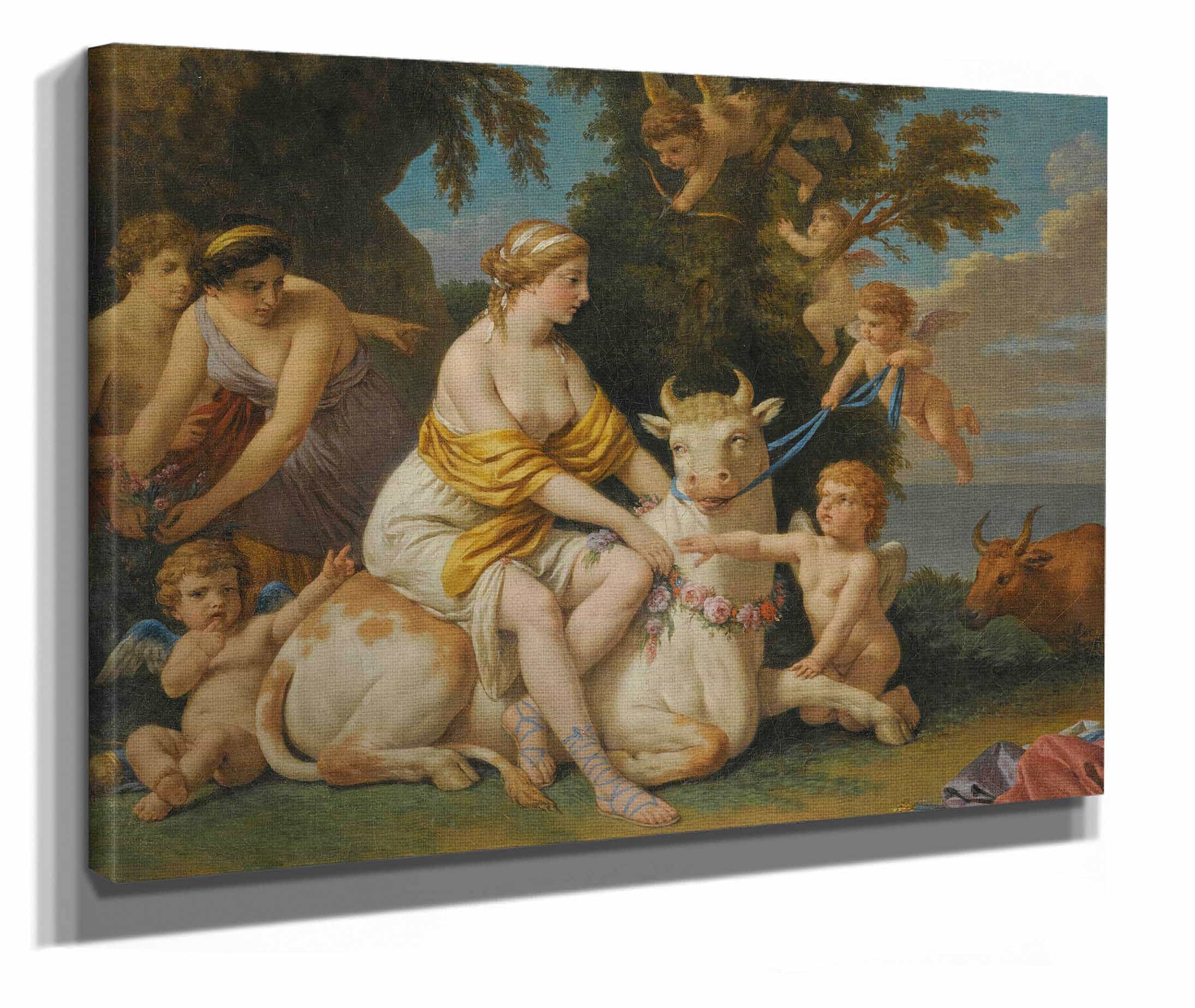 The Rape Of Europa by Louis Jean Francois Lagrenee - Image 2