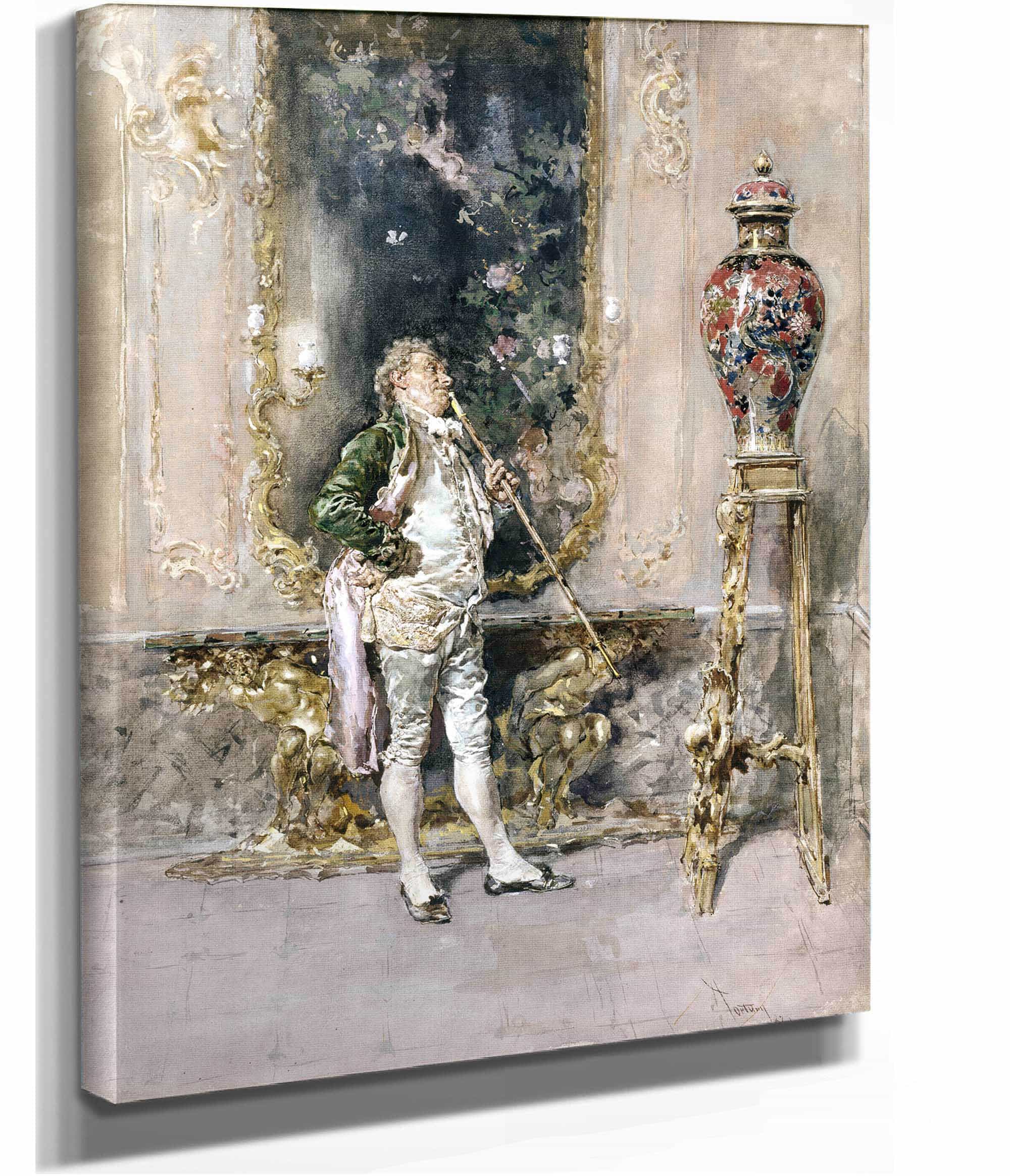 The Rare Vase Ca by Mariano Fortuny Marsal - Image 2