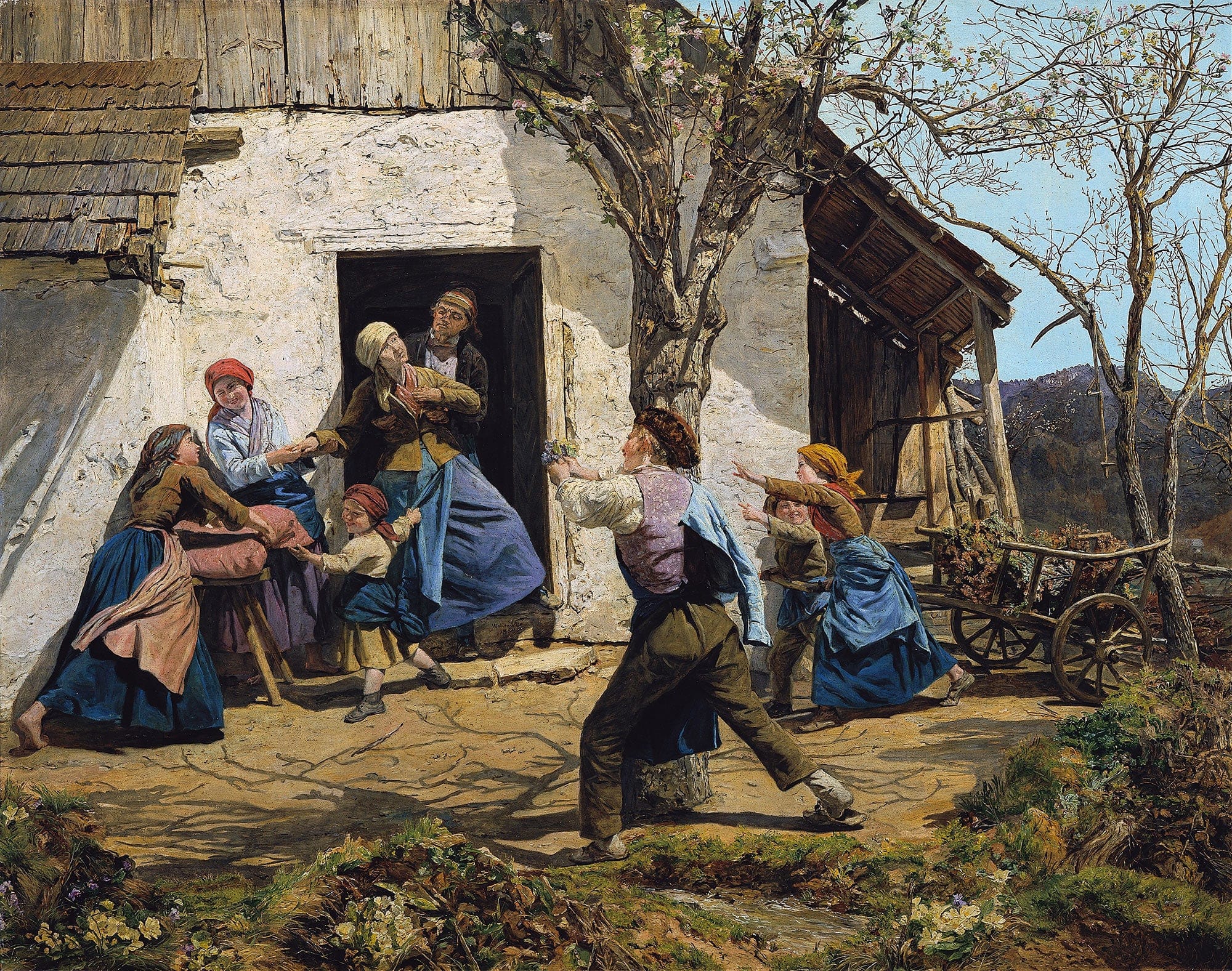 The Recovered by Ferdinand Georg Waldmuller - Image 2