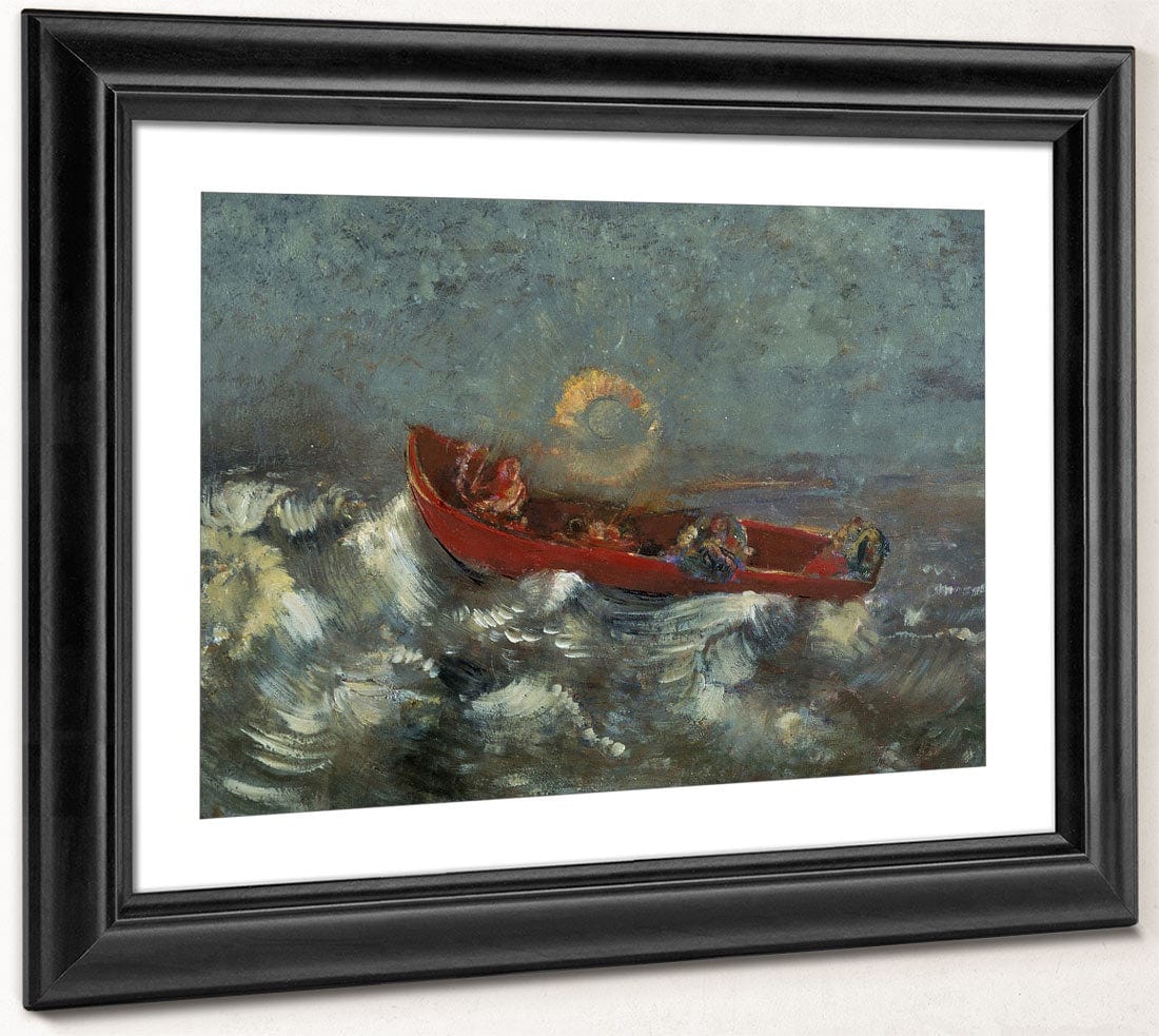 The Red Barque By Odilon Redon - Image 4