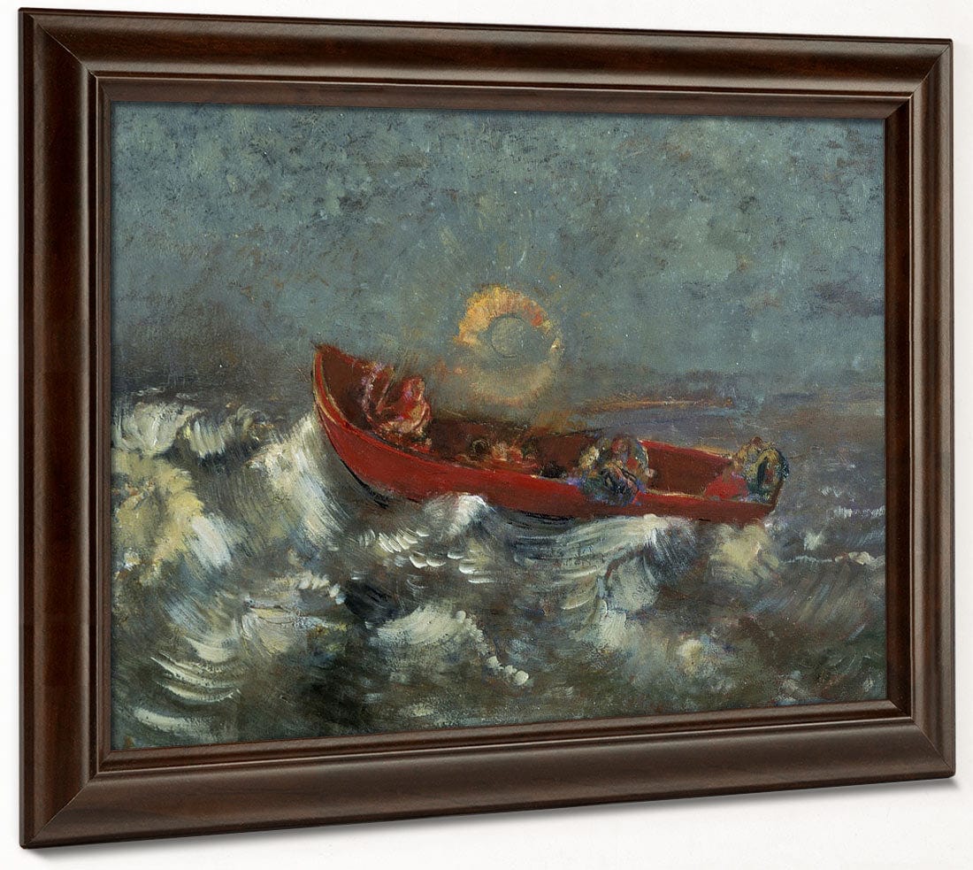 The Red Barque By Odilon Redon - Image 6