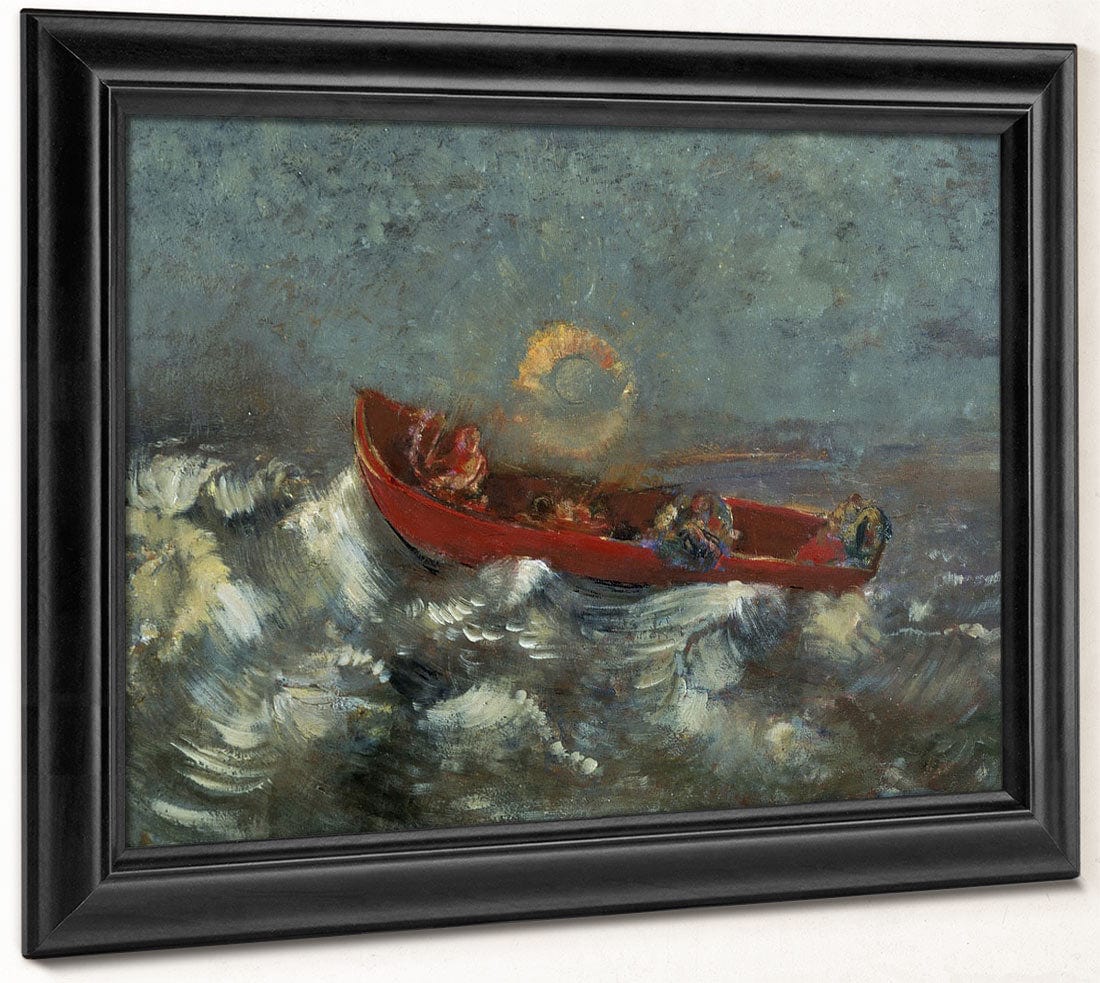 The Red Barque By Odilon Redon - Image 8