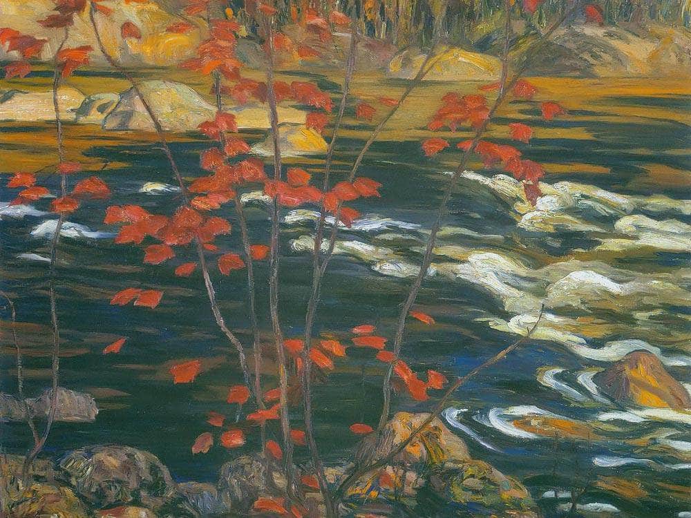 The Red Maple By A.Y. Jackson - Image 5