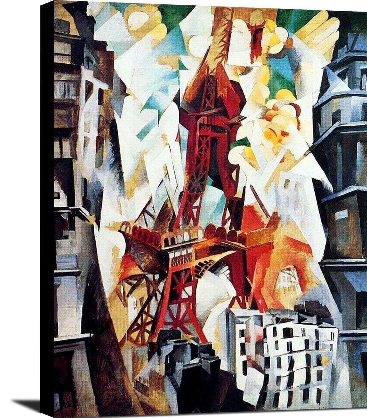 The Red Tower Painting Robert Delaunay Canvas Art - Image 2