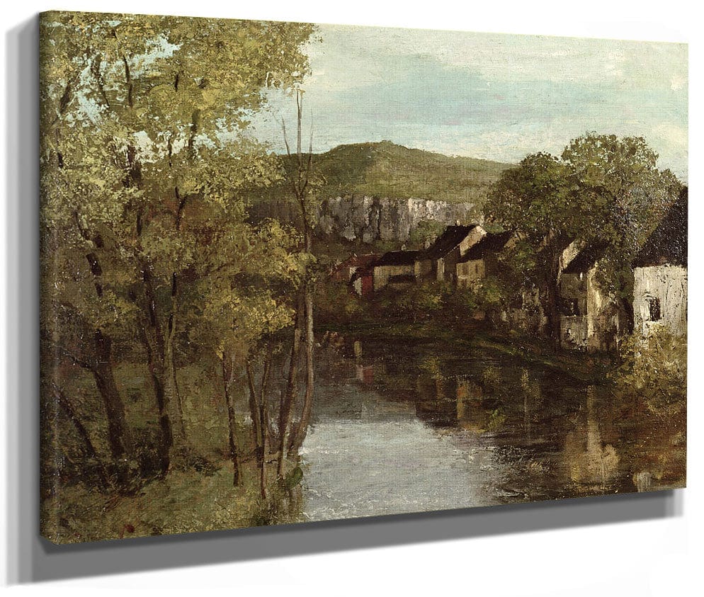 The Reflection Of Ornans By Jean Desire Gustave Courbet