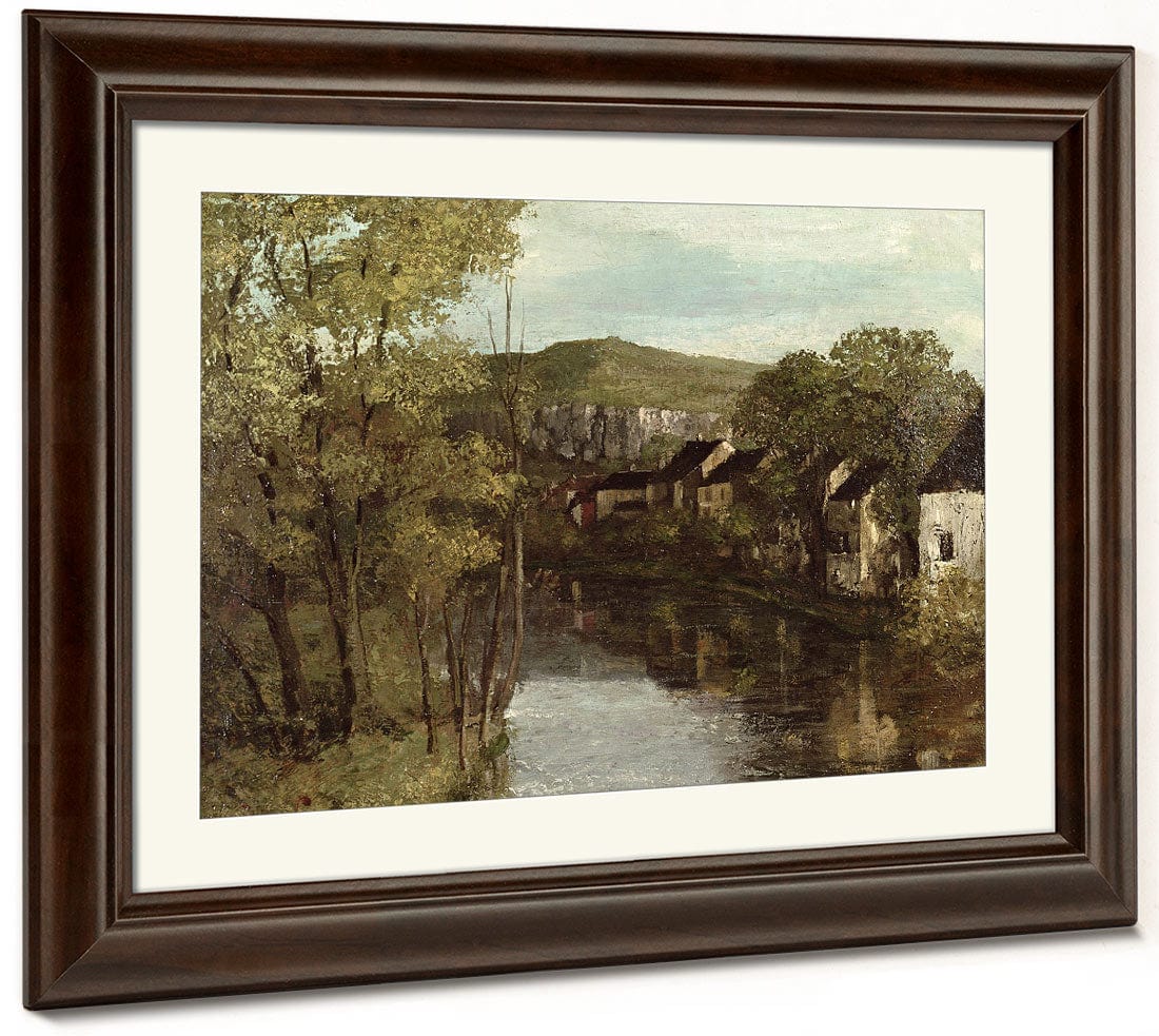 The Reflection Of Ornans By Jean Desire Gustave Courbet - Image 5