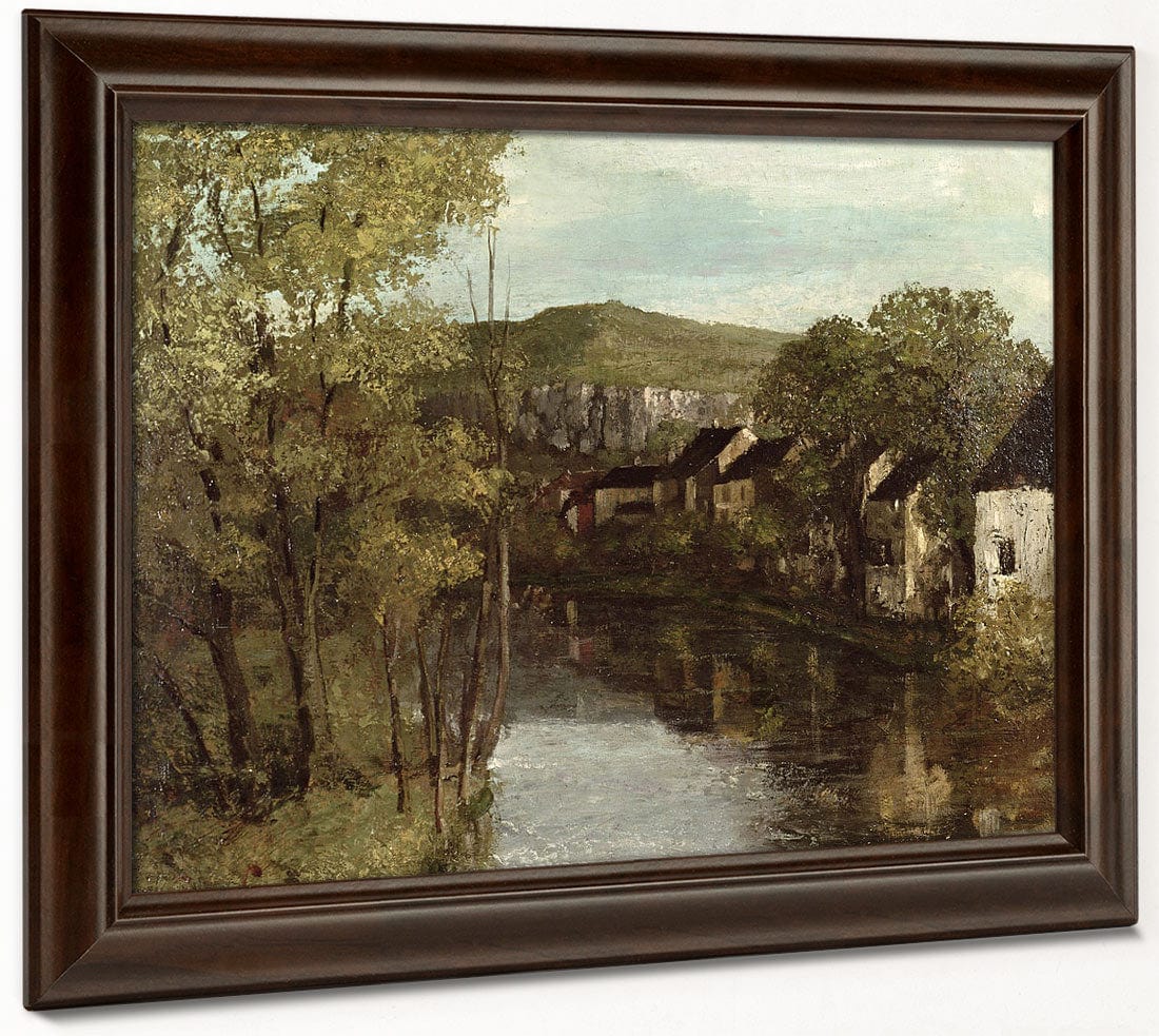 The Reflection Of Ornans By Jean Desire Gustave Courbet - Image 6