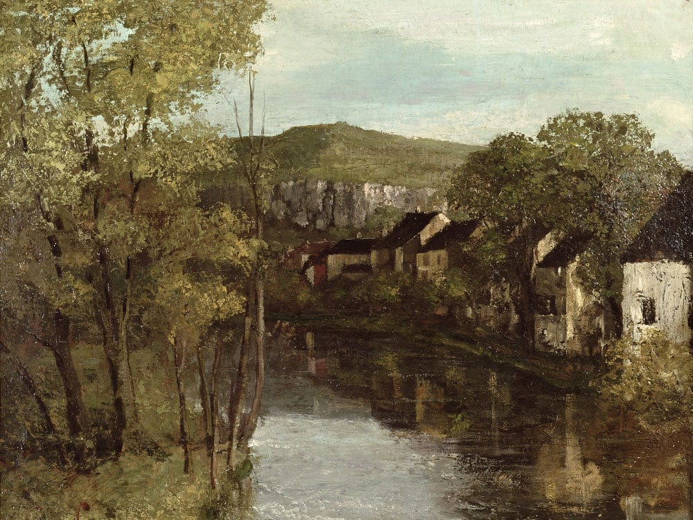 The Reflection Of Ornans By Jean Desire Gustave Courbet - Image 7