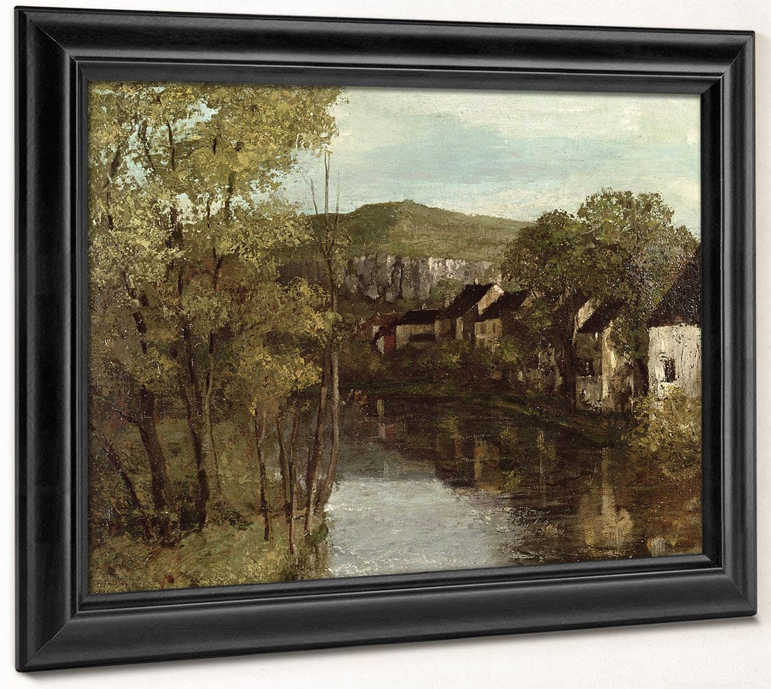 The Reflection Of Ornans By Jean Desire Gustave Courbet - Image 8