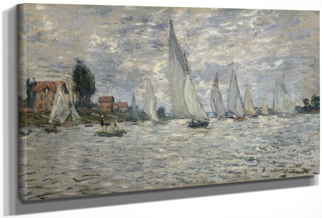 The Regatta At Argenteuil, Ca. 1874 By Claude Monet