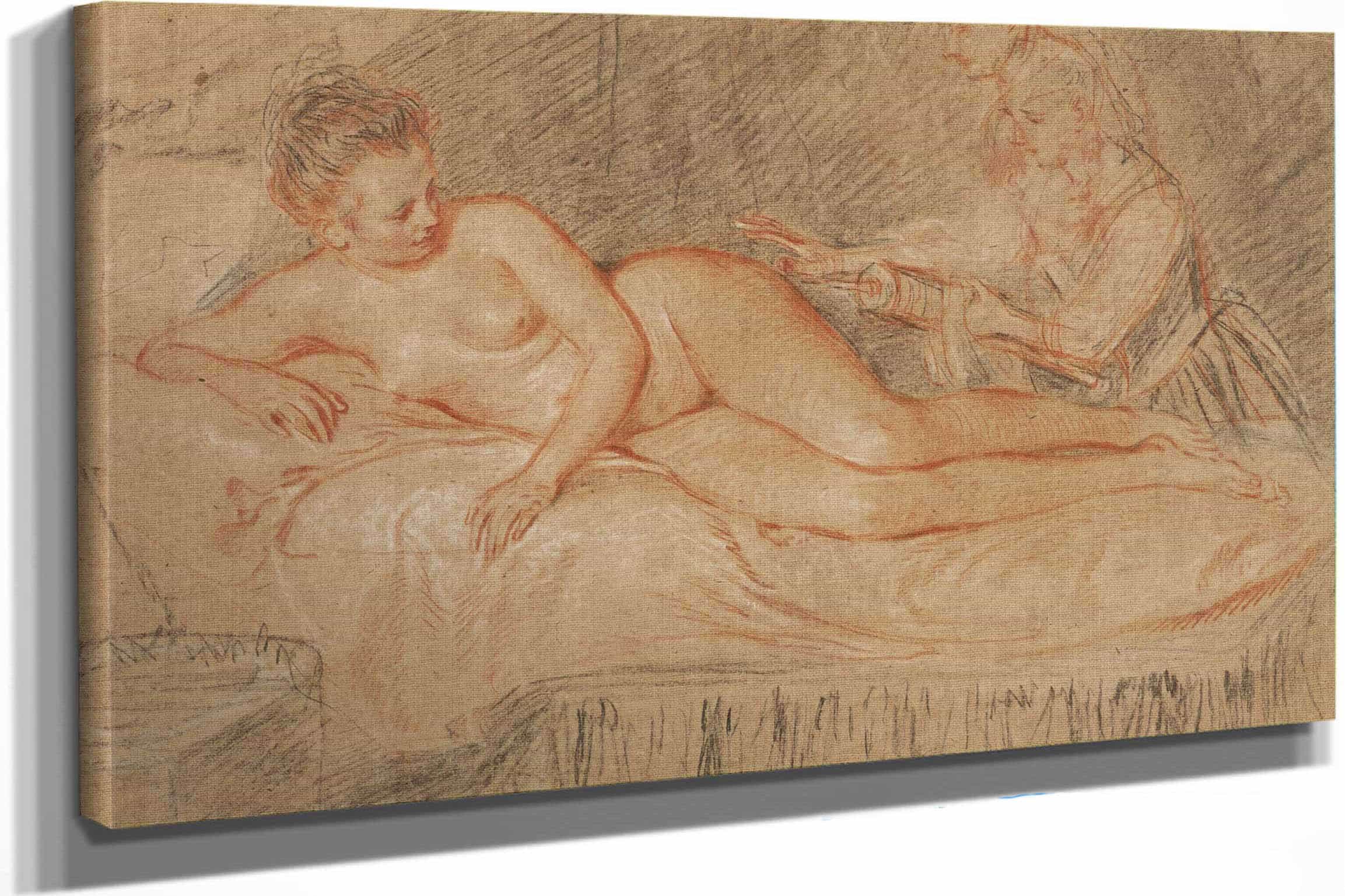 The Remedy by Jean Antoine Watteau