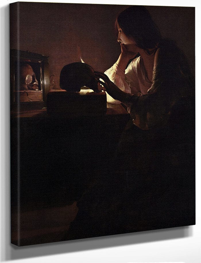 The Repentant Magdalene 1640 By Georges De Latour
