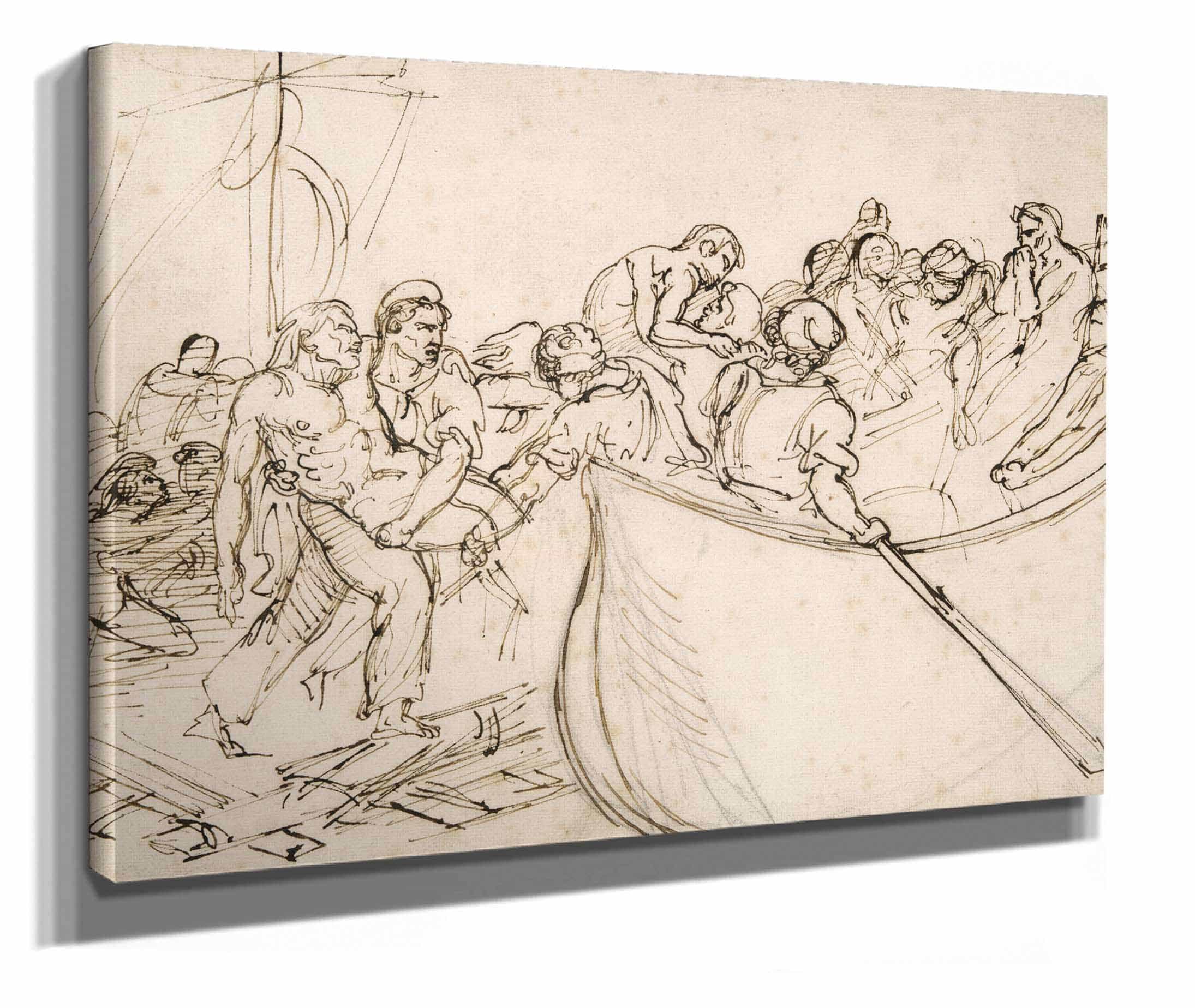 The Rescue Of The Survivors Of The Raft Of The Medusa by Theodore Gericault - Image 2