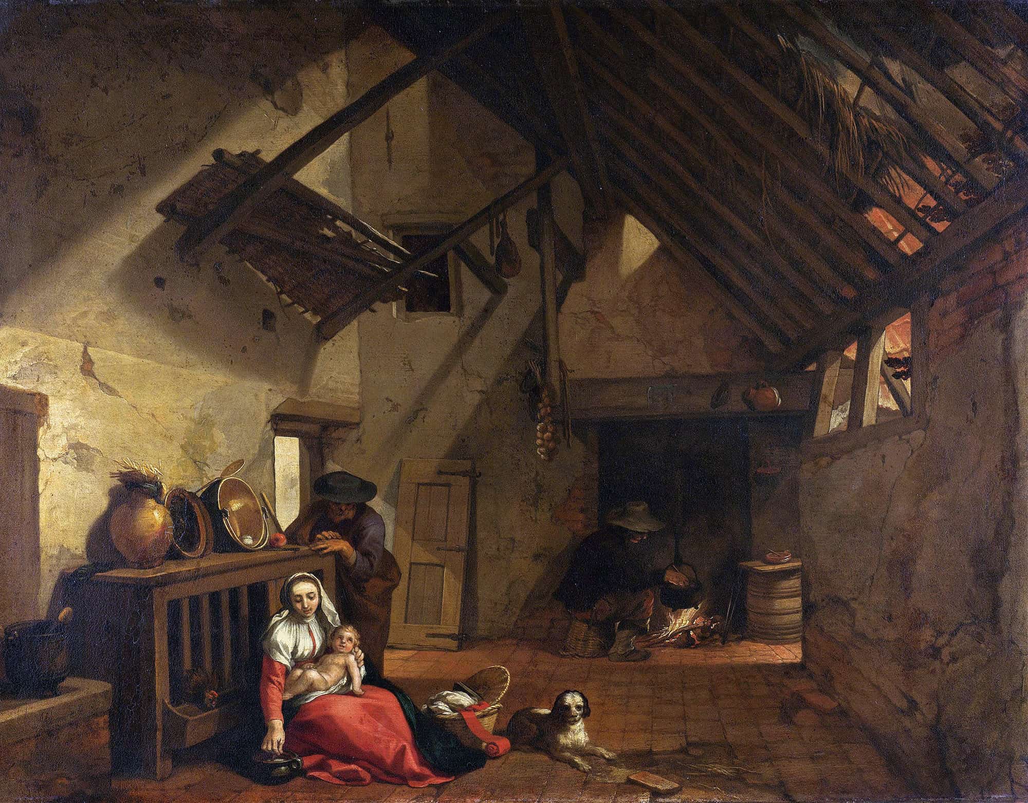 The Rest On The Flight Into Egypt by Abraham Bloemaert - Image 5