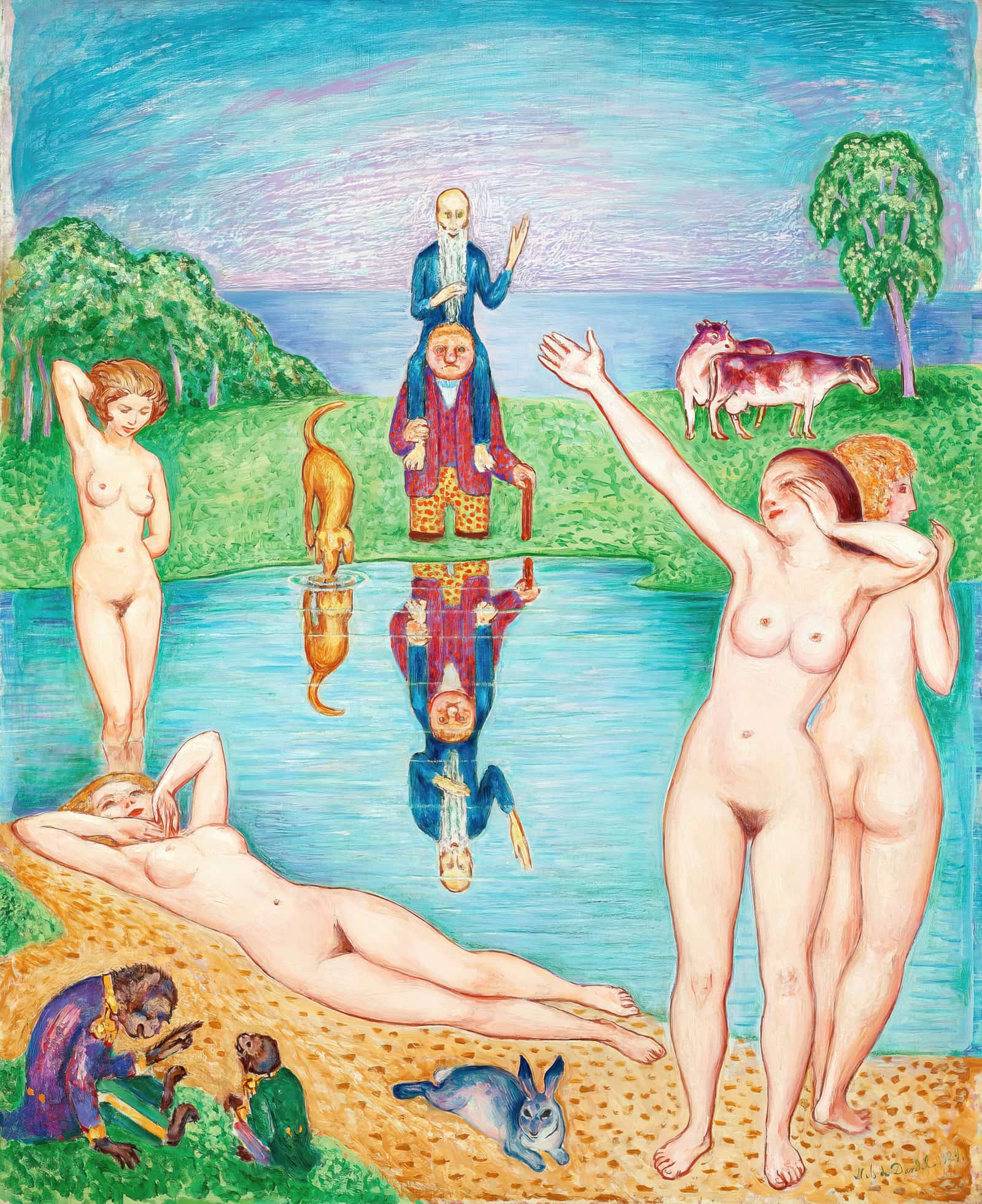 The Return To The Playgrounds Of Youth by Nils Dardel