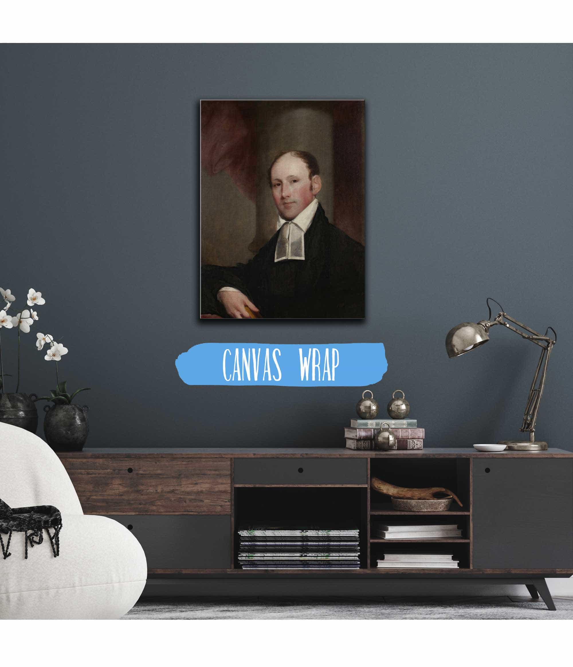 The Rev Charles Burroughs Dd by Gilbert Stuart - Image 3