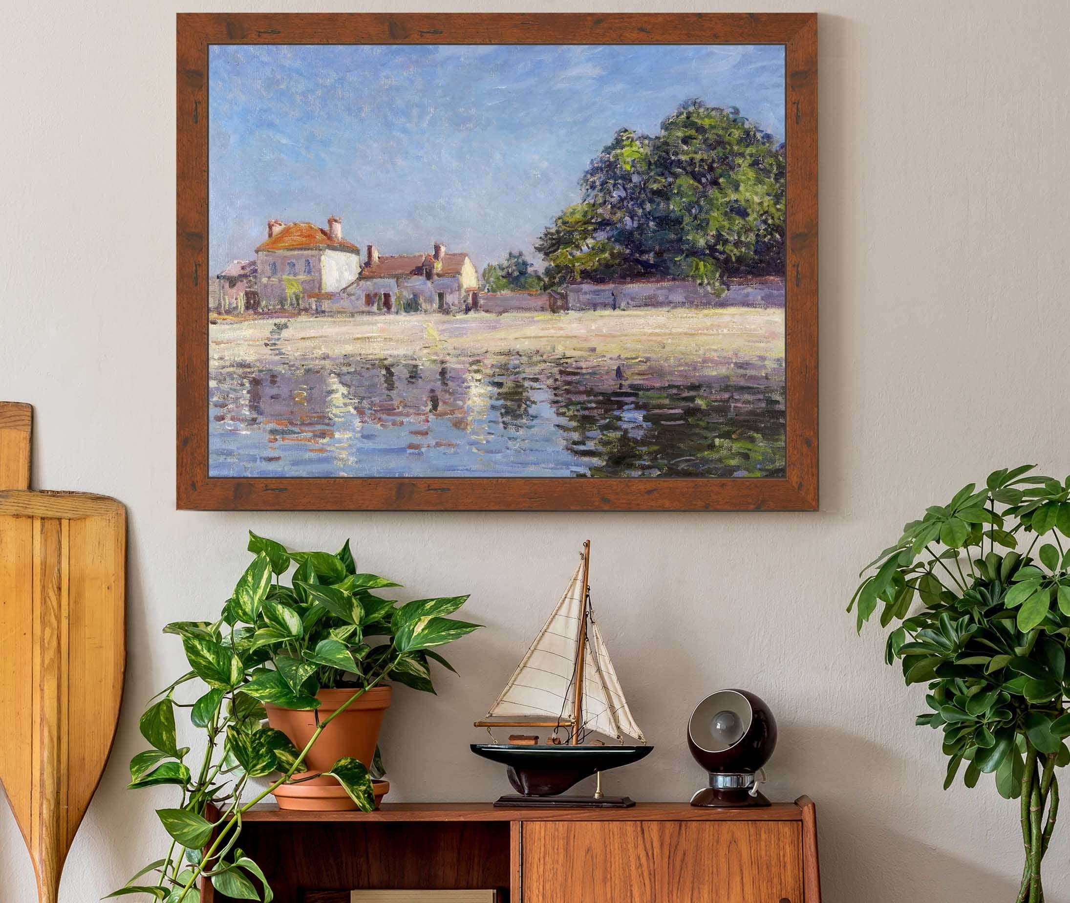 The River Loing At Saint Mammes by Alfred Sisley - Image 3