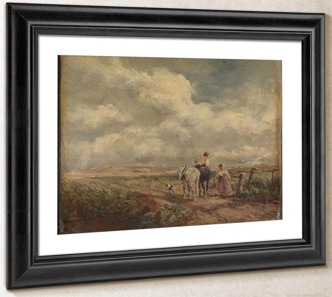 The Road Across The Common By David Cox - Image 4