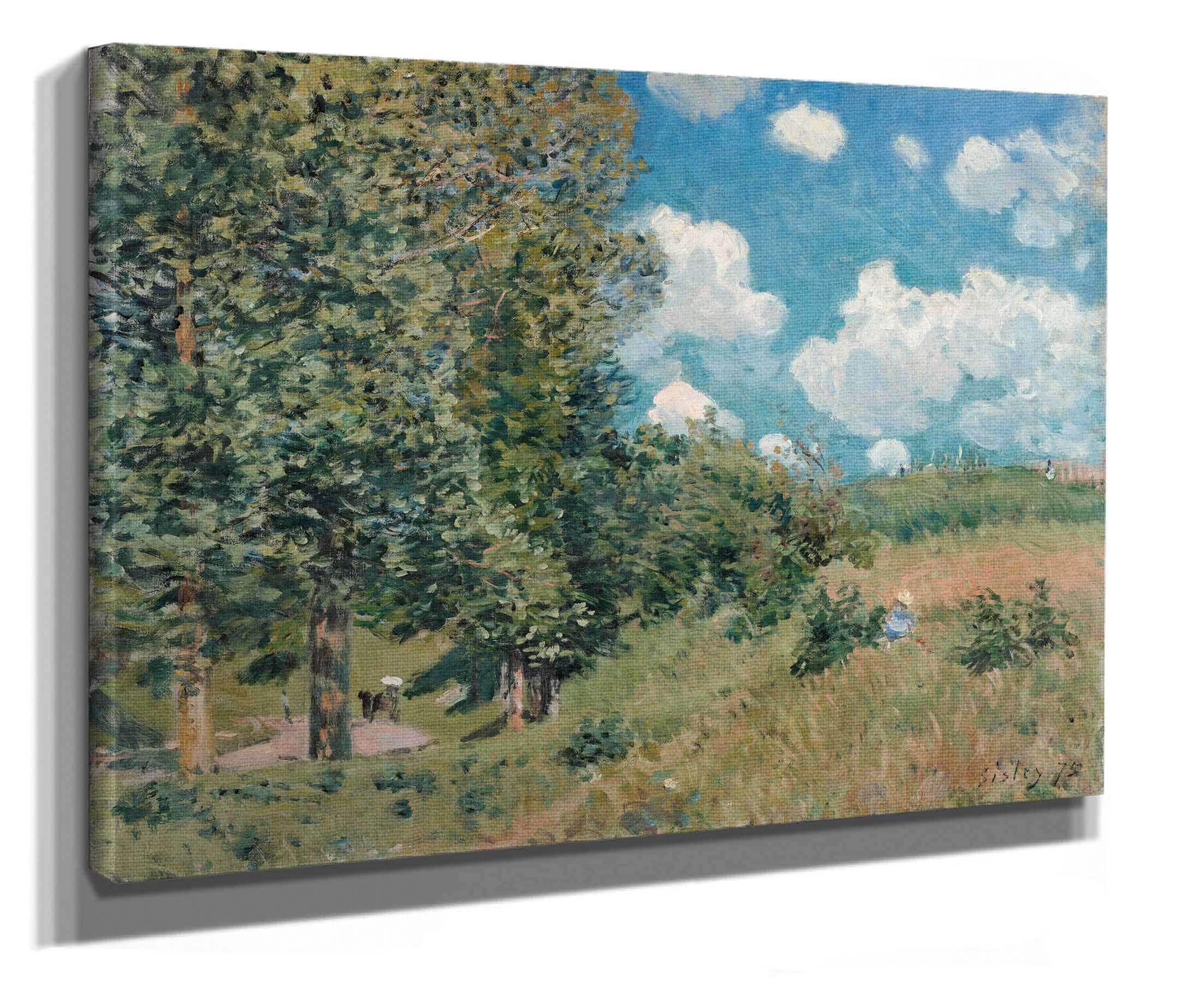 The Road From Versailles To Saint Germain by Alfred Sisley - Image 2