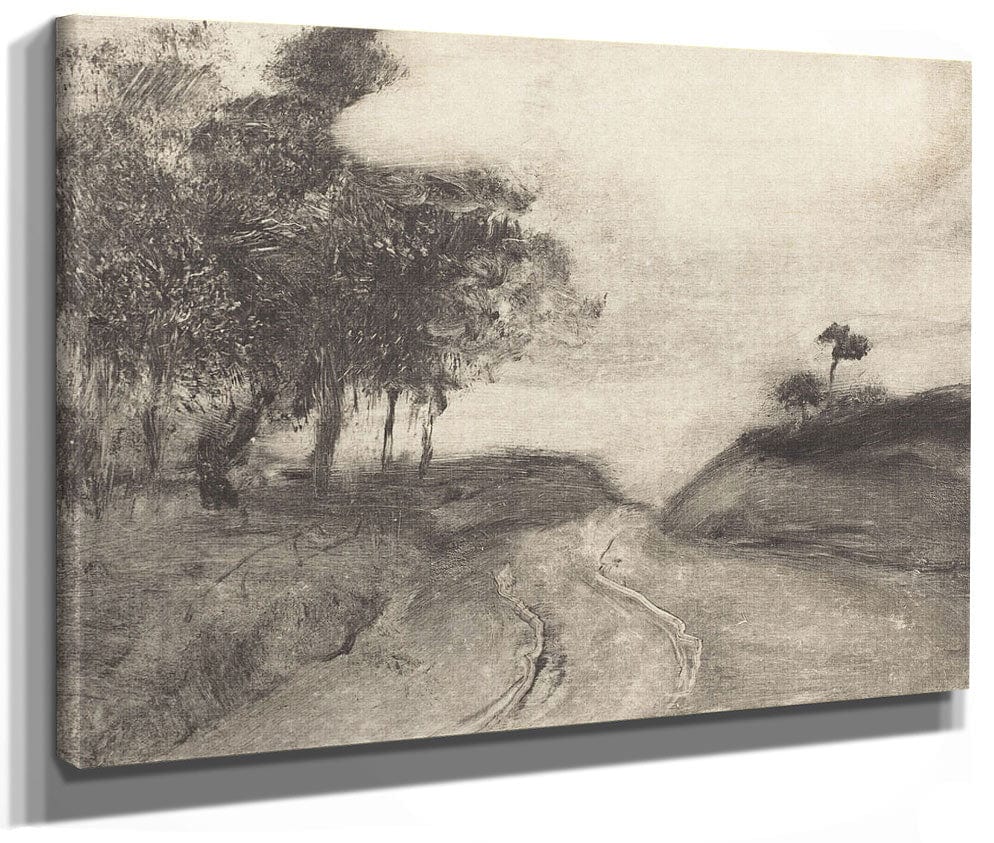The Road (La Route) By Edgar Degas