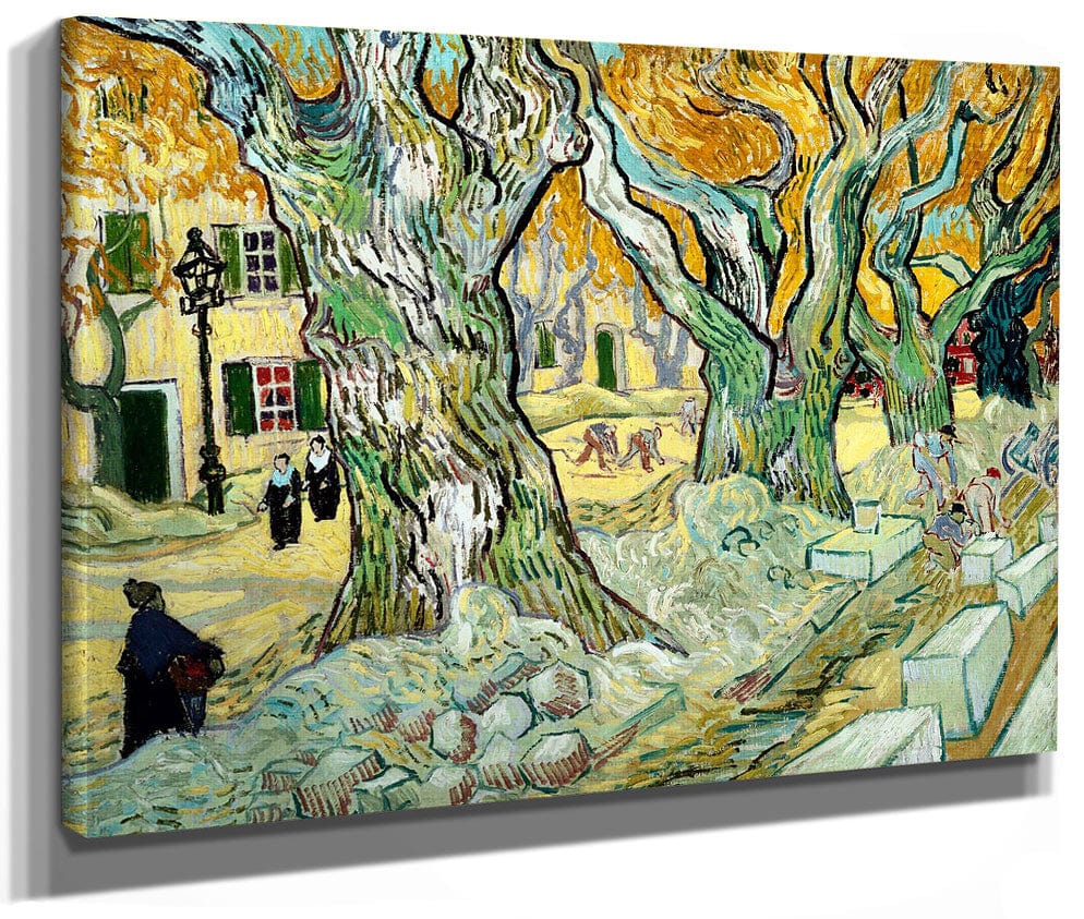 The Road Menders By Vincent Van Gogh