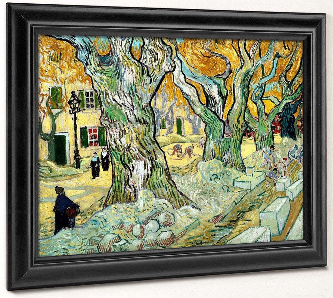 The Road Menders By Vincent Van Gogh - Image 8