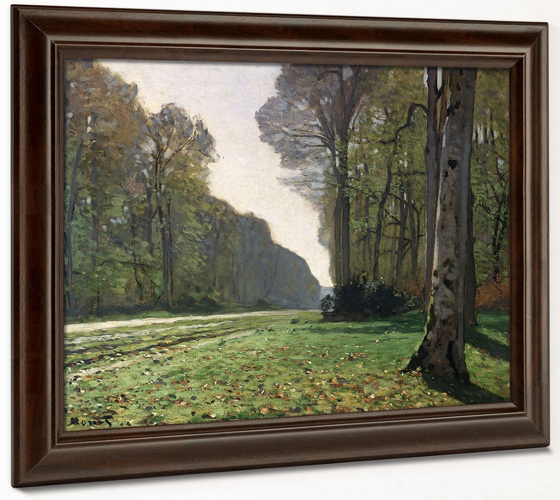 The Road To Bas Breau, Fontainebleau (Le Pave De Chailly) By Claude Monet - Image 4