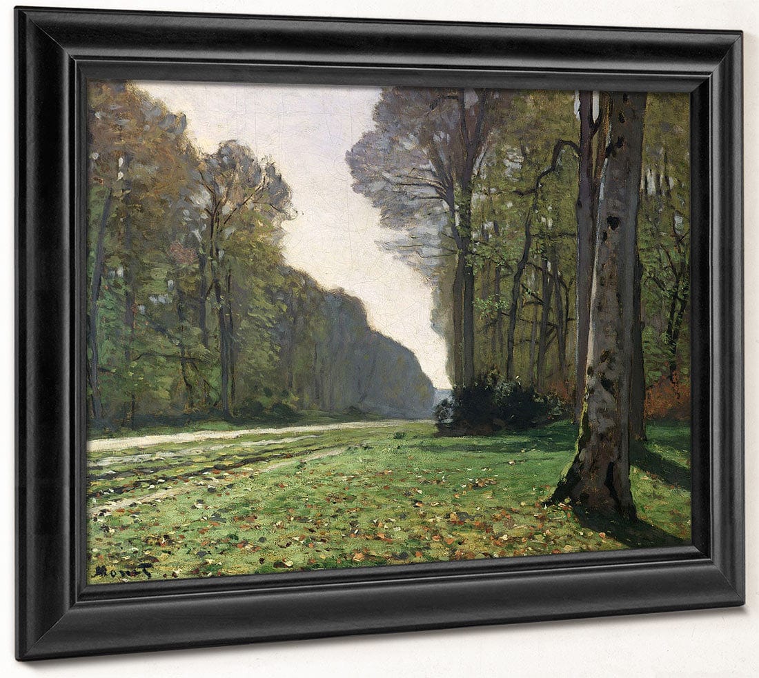 The Road To Bas Breau, Fontainebleau (Le Pave De Chailly) By Claude Monet - Image 6