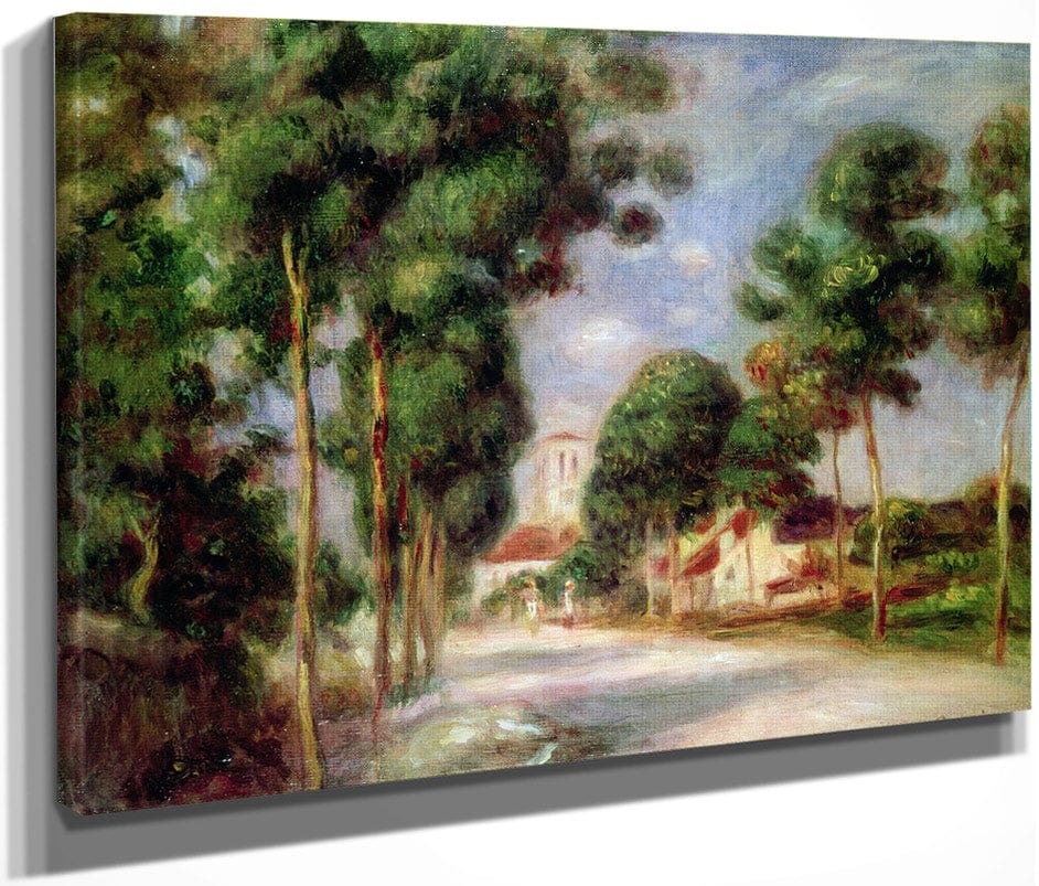 The Road To Essoyes By Pierre Auguste Renoir