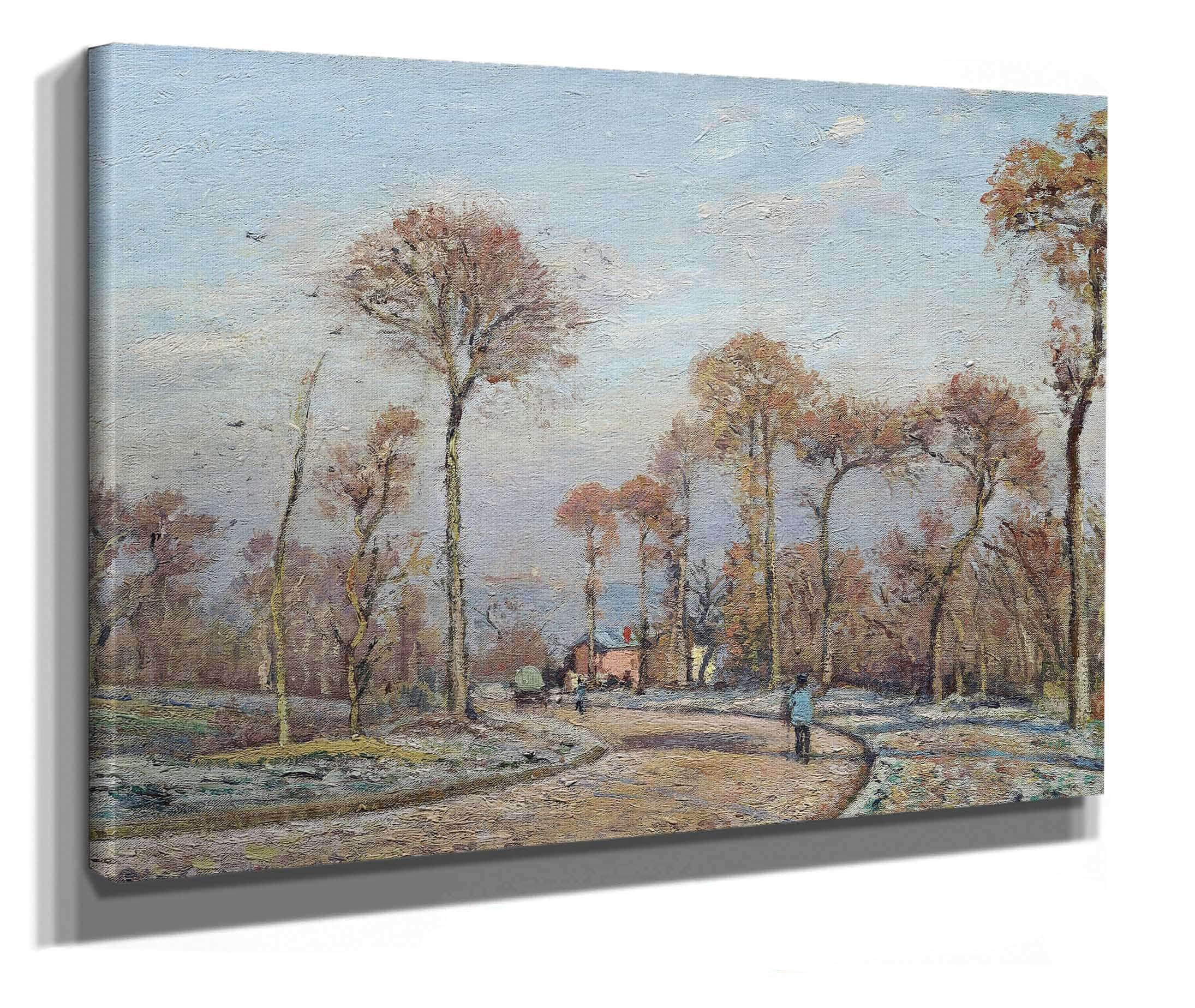 The Road To Versailles Louveciennesmorning Frost by Camille Pissarro - Image 2