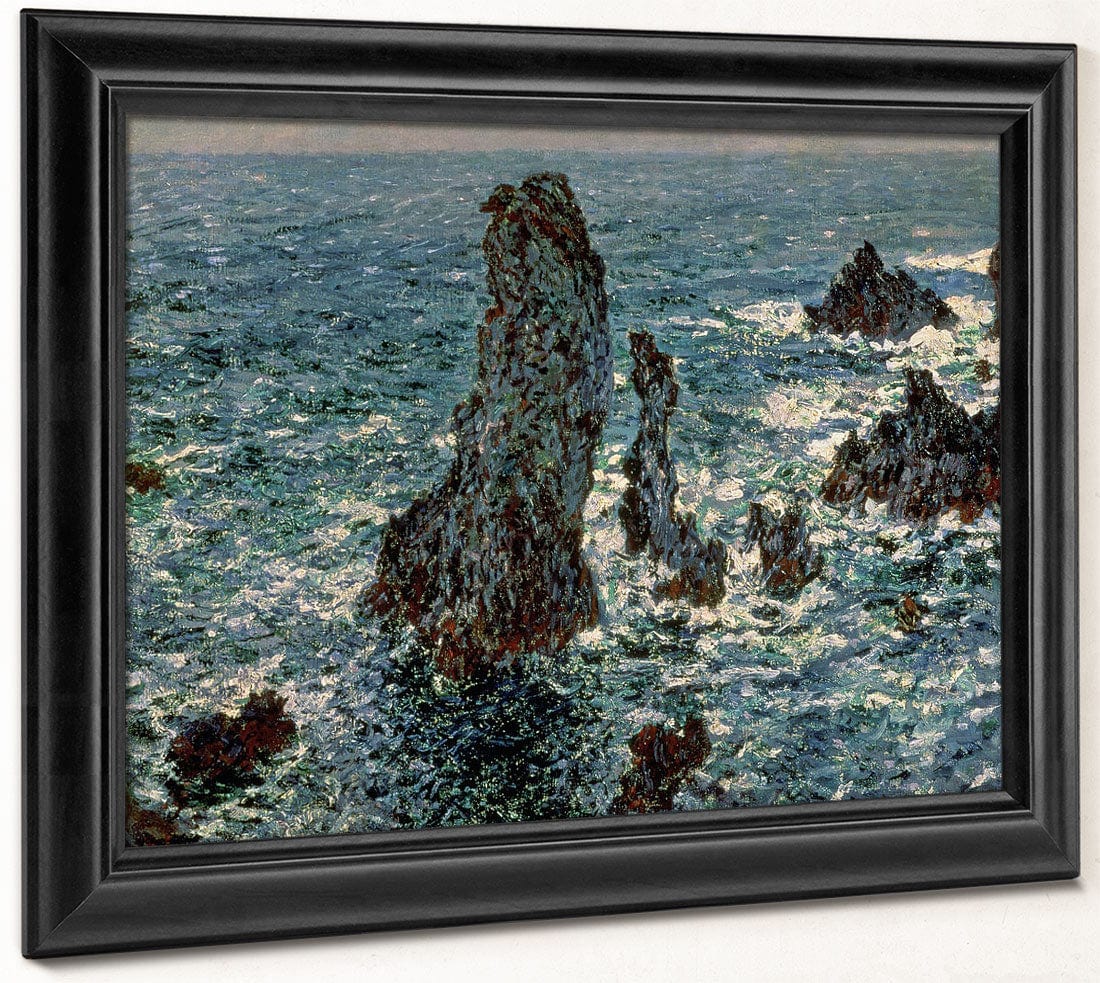 The Rocks At Belle Ile By Claude Monet - Image 8