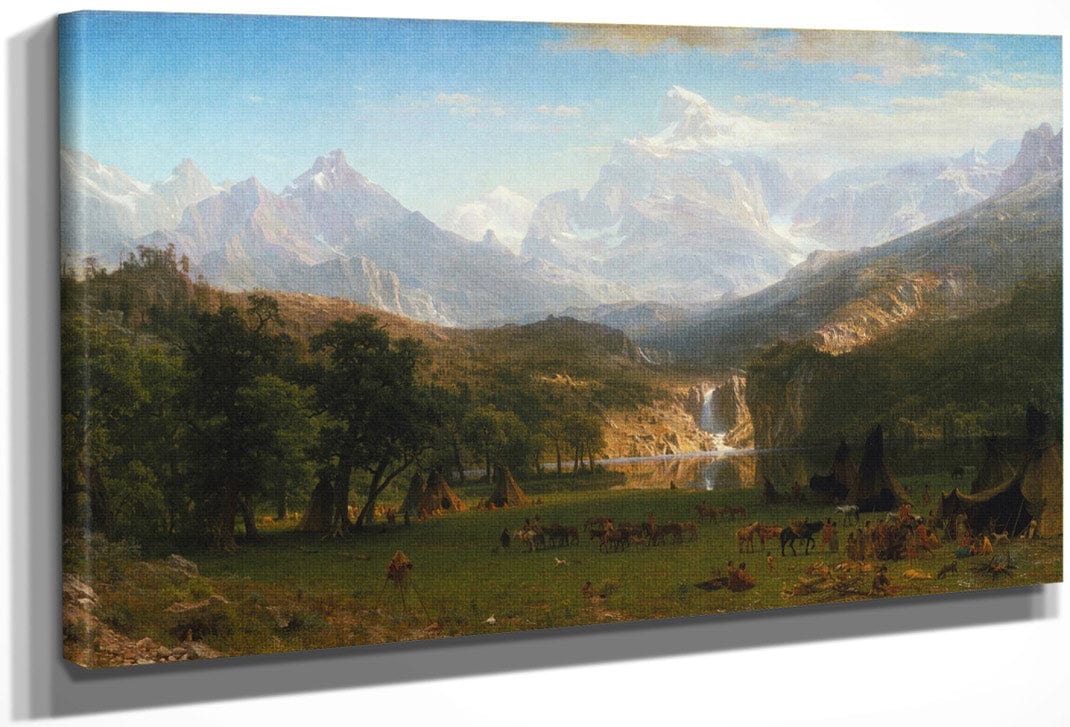 The Rocky Mountains Lander 1039 S Peak 1863 By Albert Bierstadt