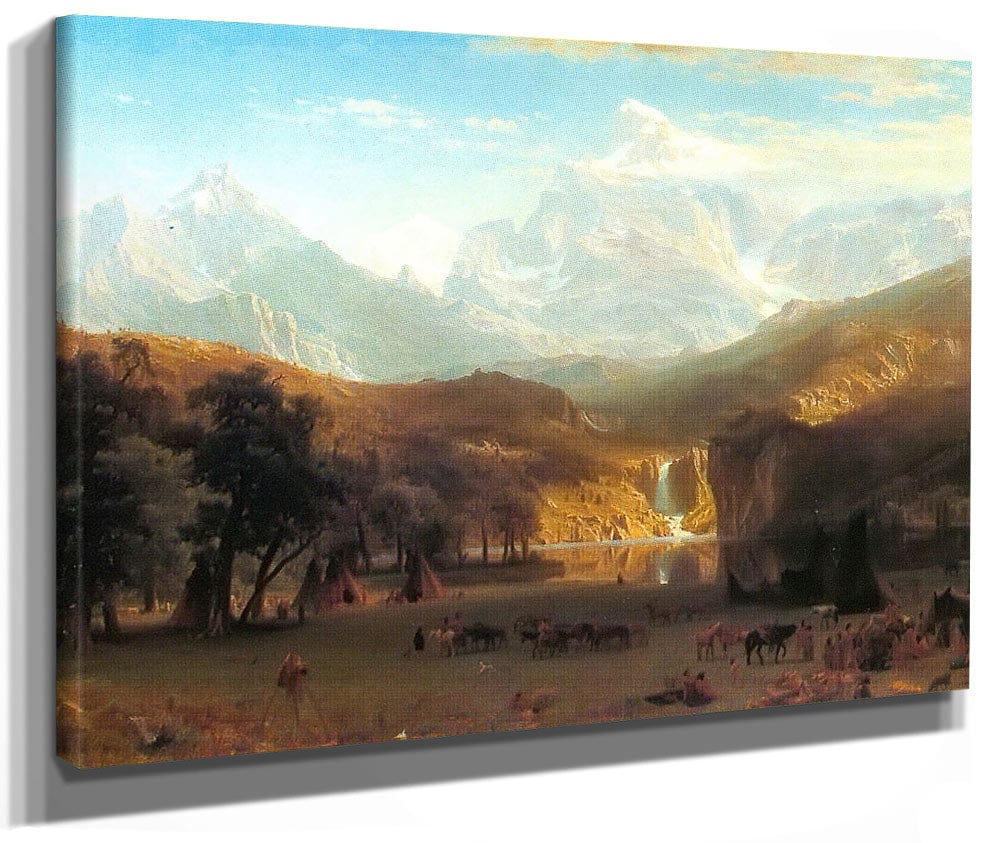 The By Rocky By Mountains By Landers By Peak By Albert By Bierstadt