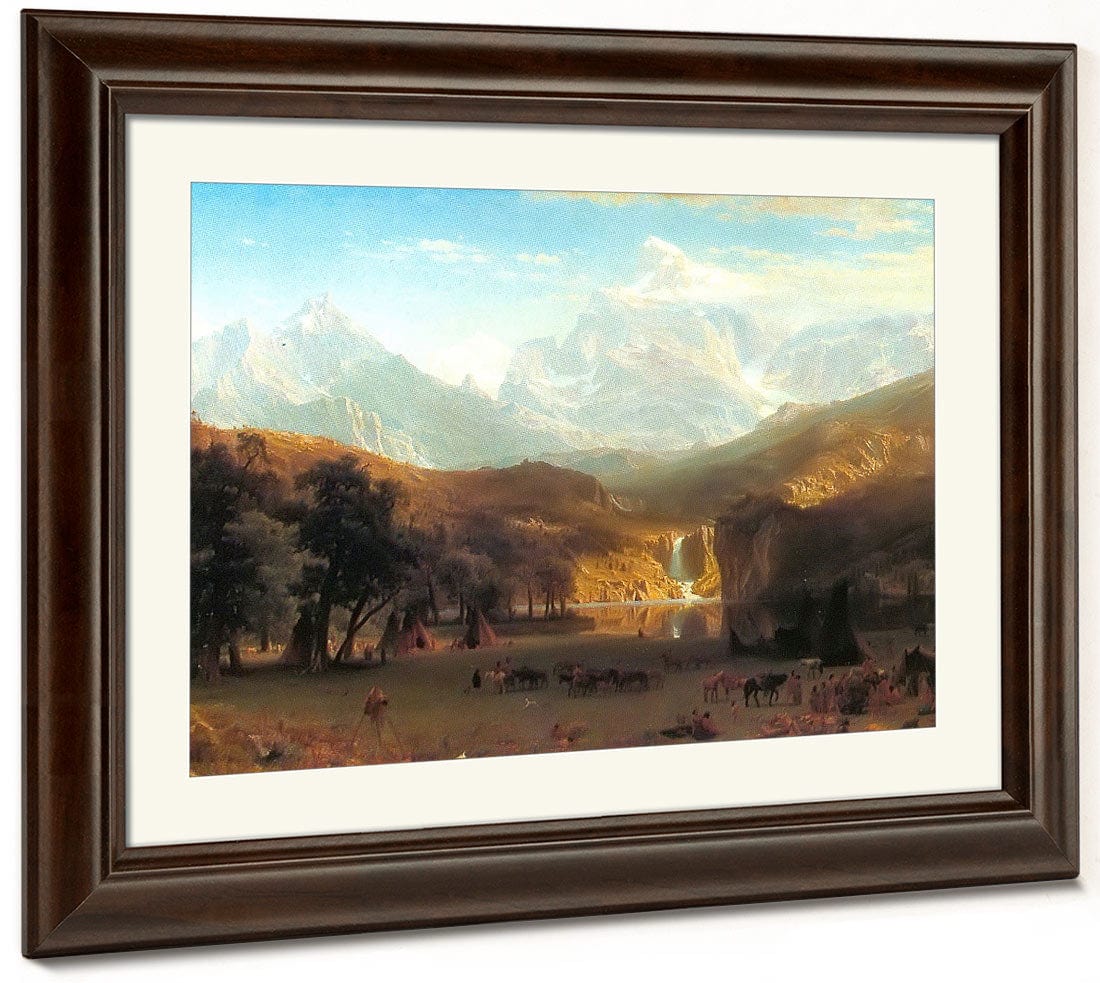 The By Rocky By Mountains By Landers By Peak By Albert By Bierstadt - Image 3