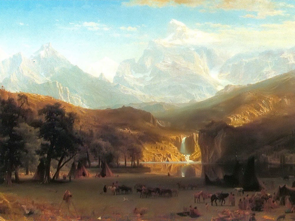 The By Rocky By Mountains By Landers By Peak By Albert By Bierstadt - Image 5