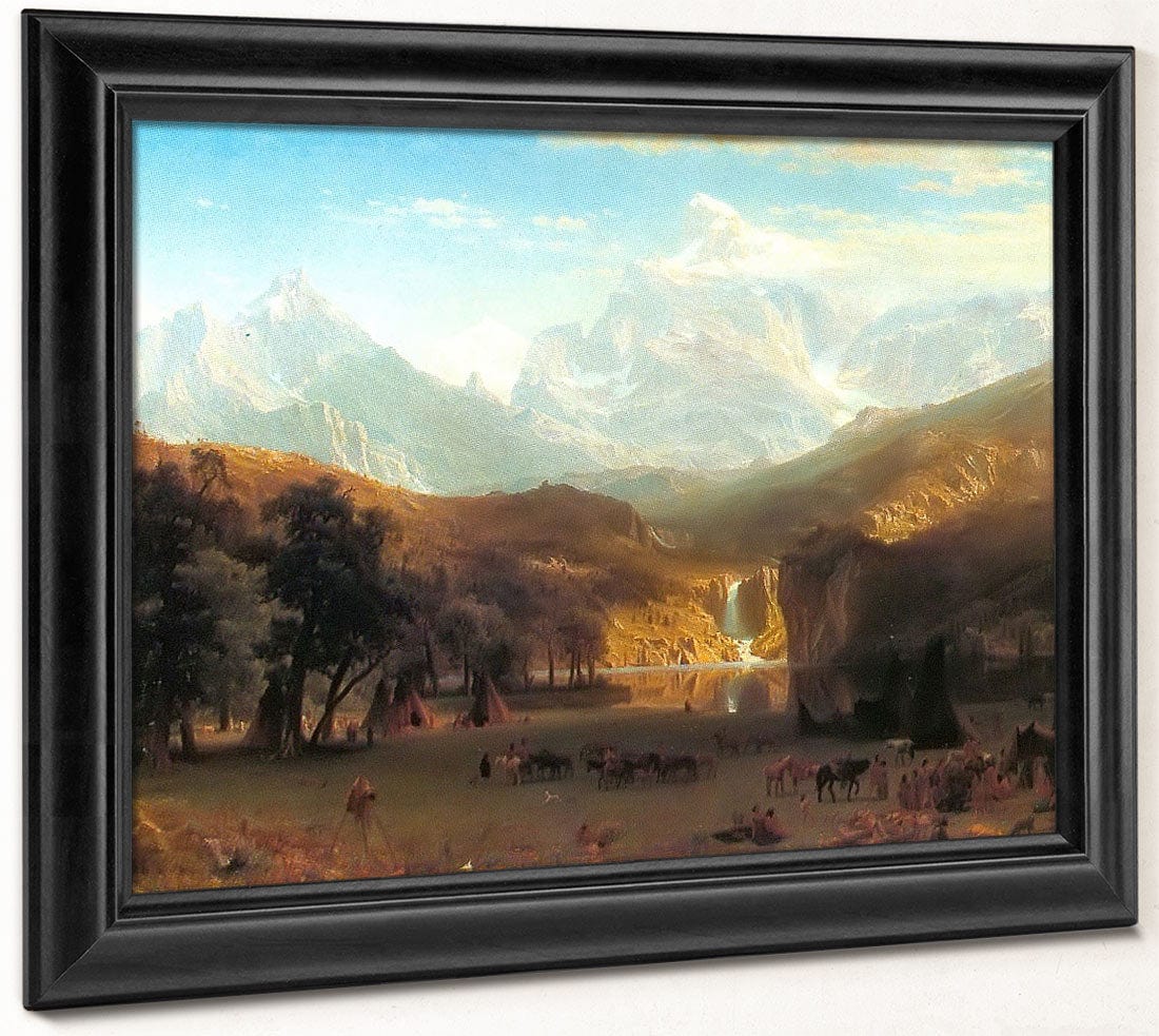 The By Rocky By Mountains By Landers By Peak By Albert By Bierstadt - Image 6