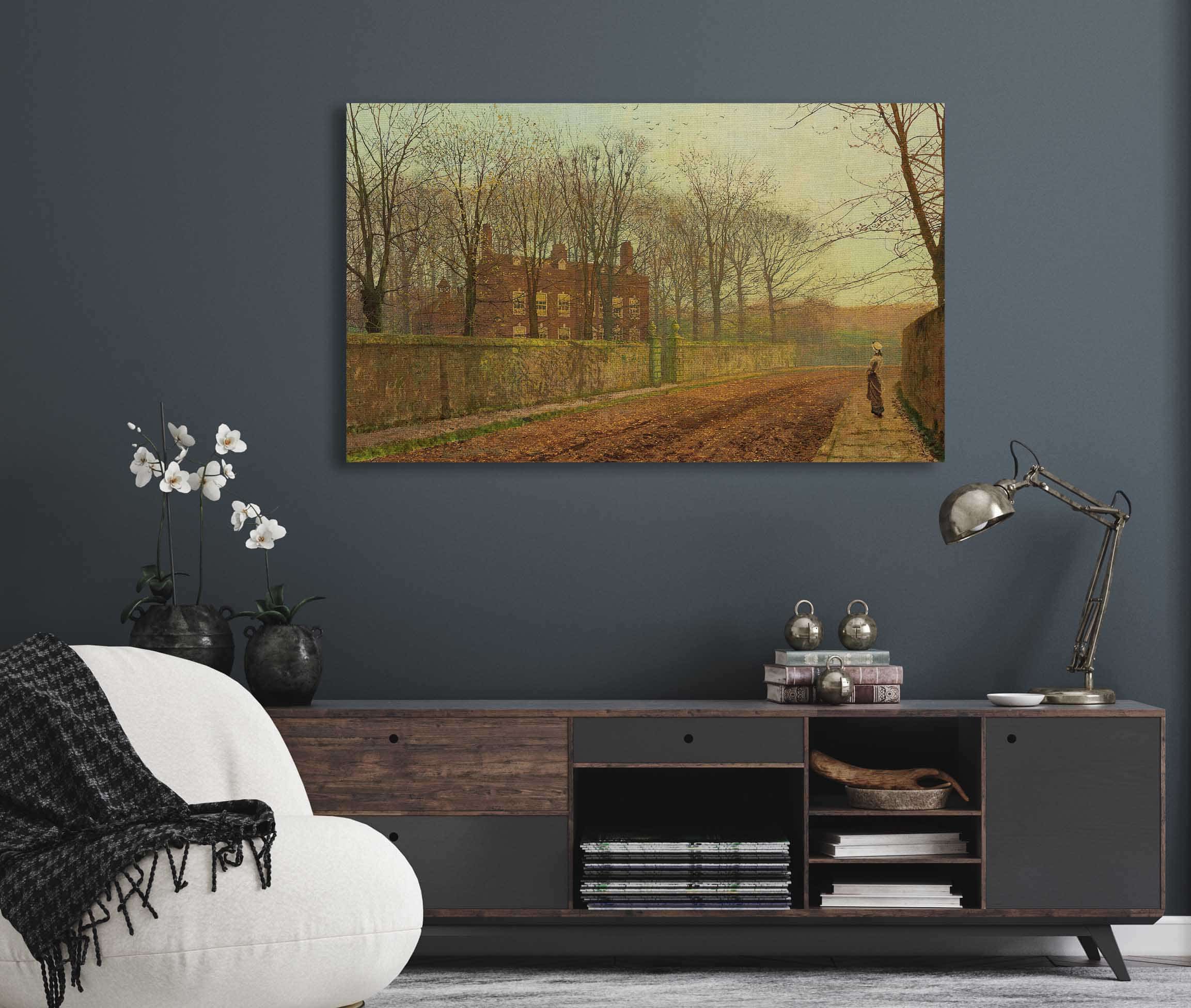 The Rookery by John Atkinson Grimshaw - Image 5